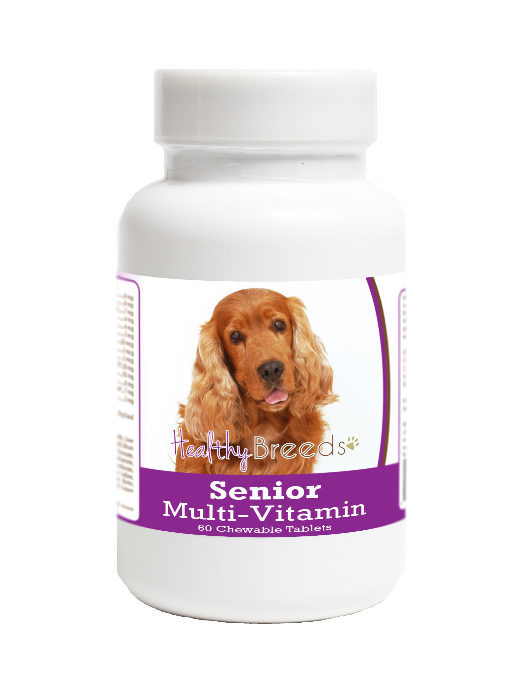 Cocker Spaniel Senior Dog Multivitamin Tablets 60 Count