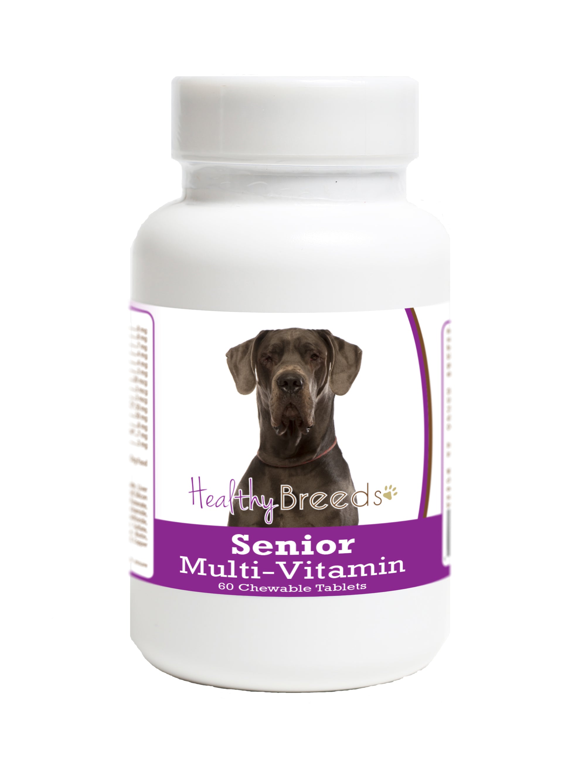 Great Dane Senior Dog Multivitamin Tablets 60 Count
