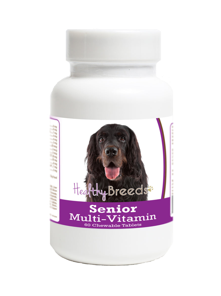 Gordon Setter Senior Dog Multivitamin Tablets 60 Count – Healthy Breeds