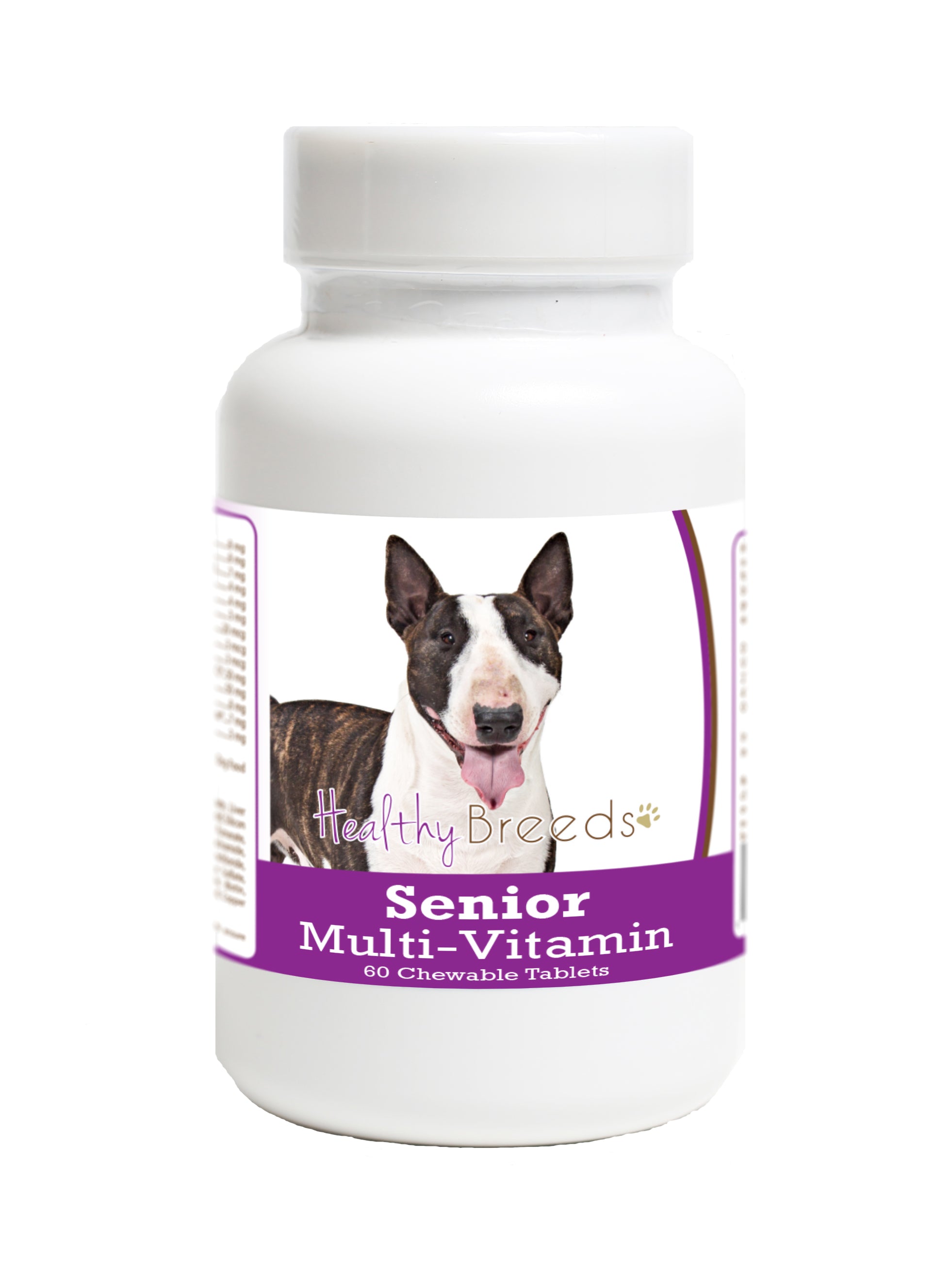 Miniature Bull Terrier Senior Dog Multivitamin Tablets 60 Count