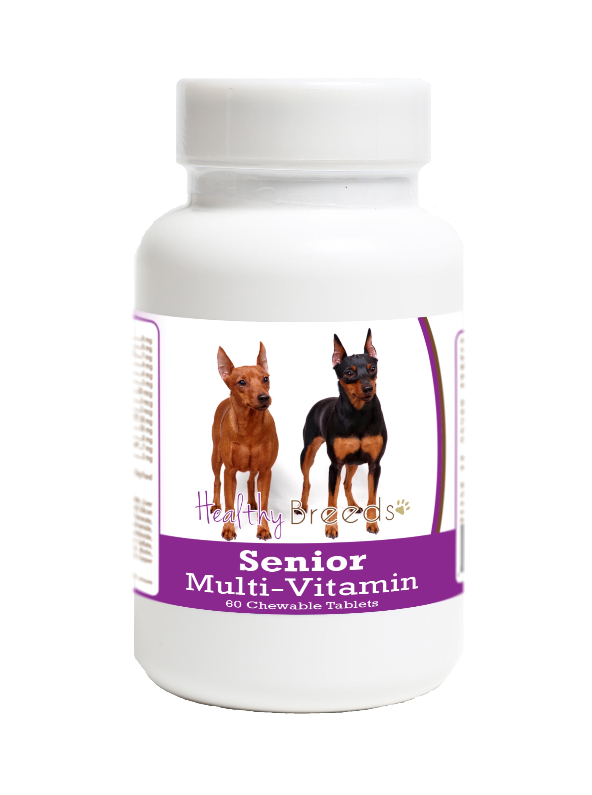 Miniature Pinscher Senior Dog Multivitamin Tablets 60 Count