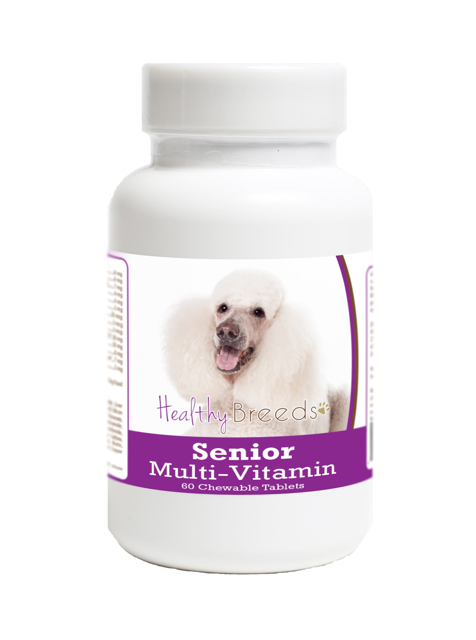Poodle Senior Dog Multivitamin Tablets 60 Count