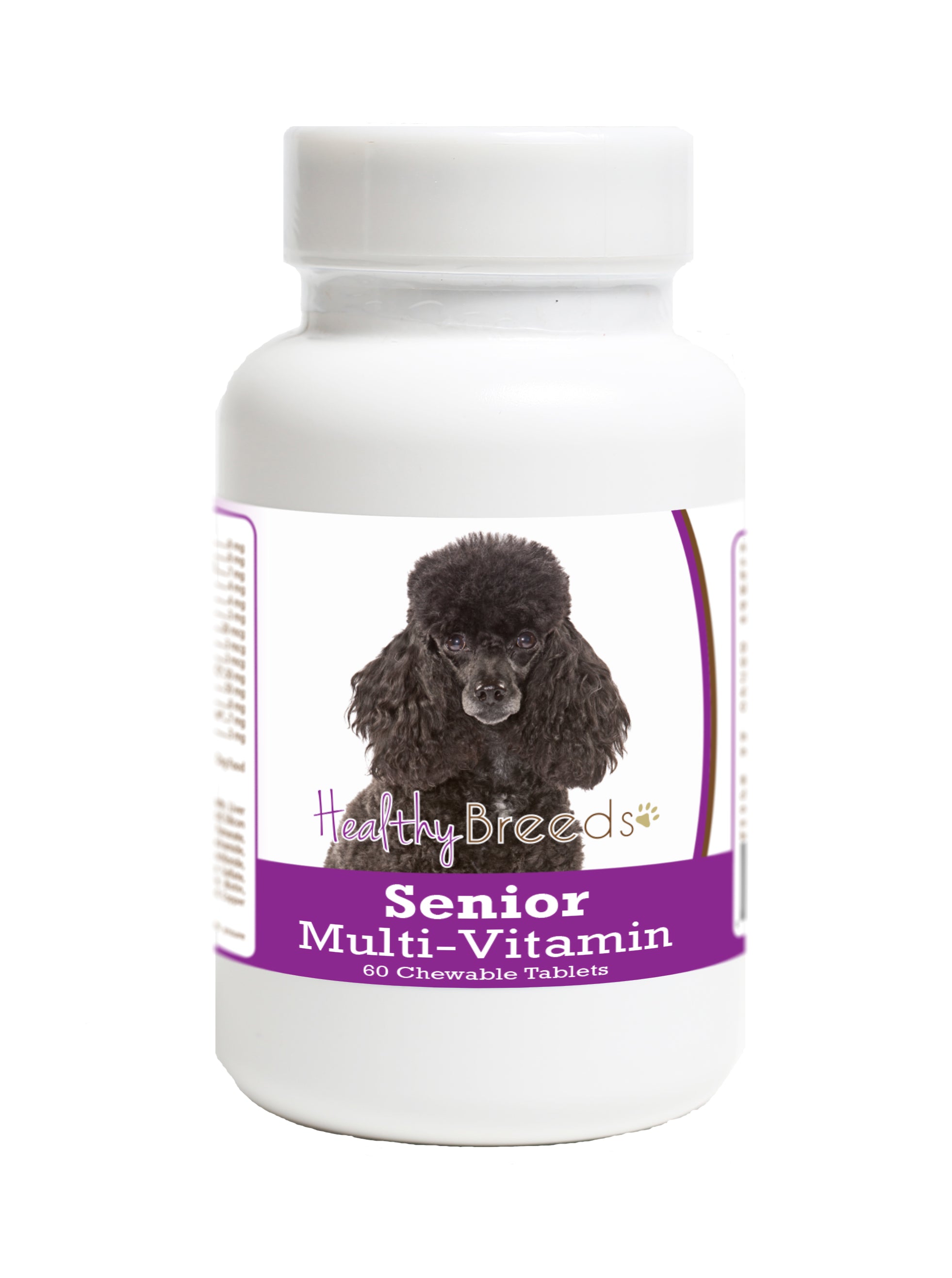 Poodle Senior Dog Multivitamin Tablets 60 Count