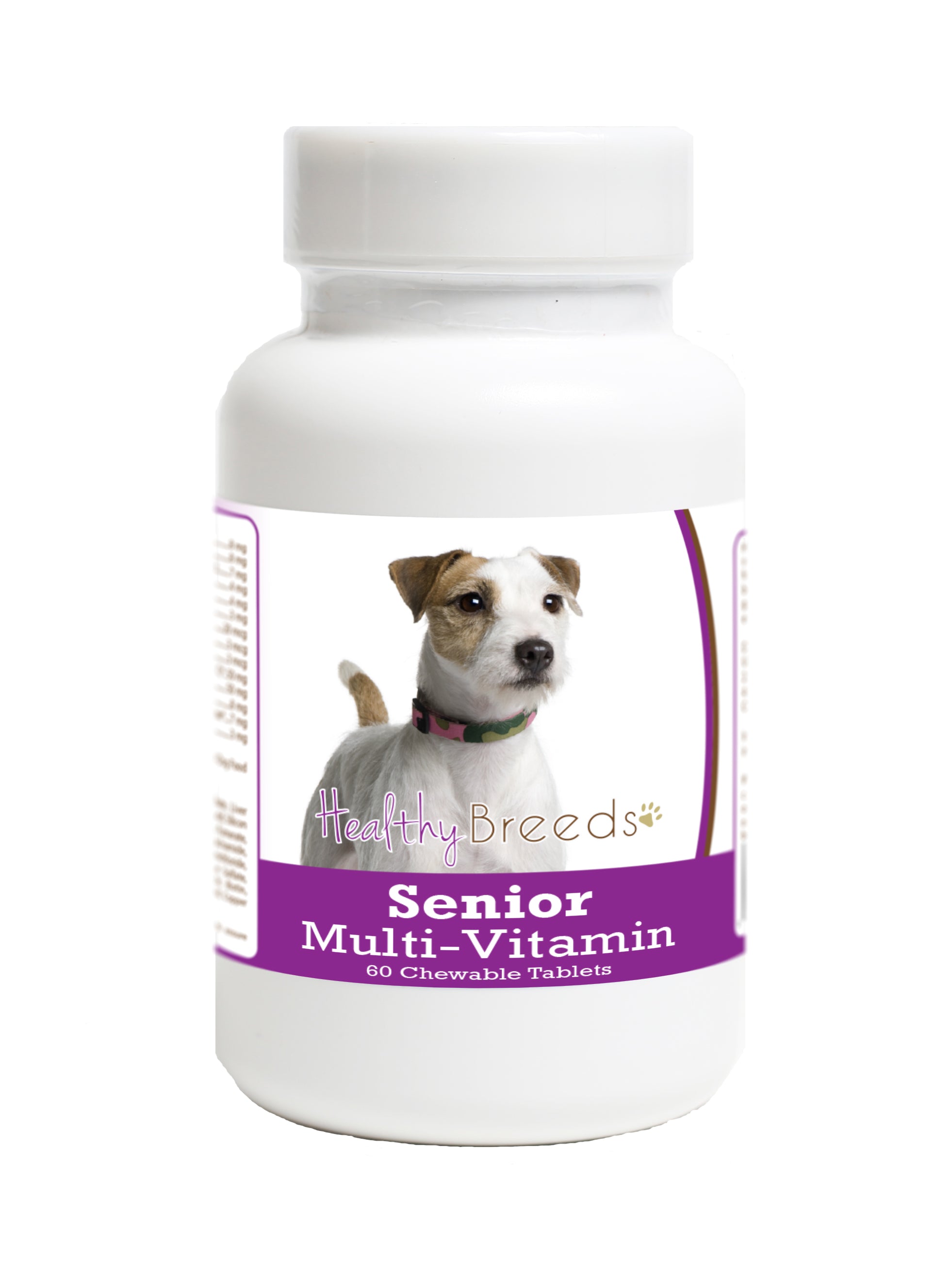 Parson Russell Terrier Senior Dog Multivitamin Tablets 60 Count