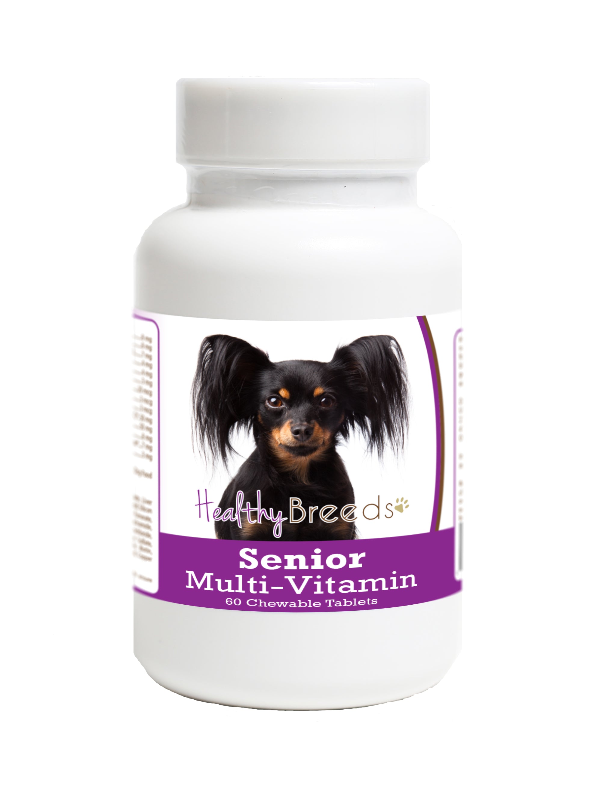 Russian Toy Terrier Senior Dog Multivitamin Tablets 60 Count