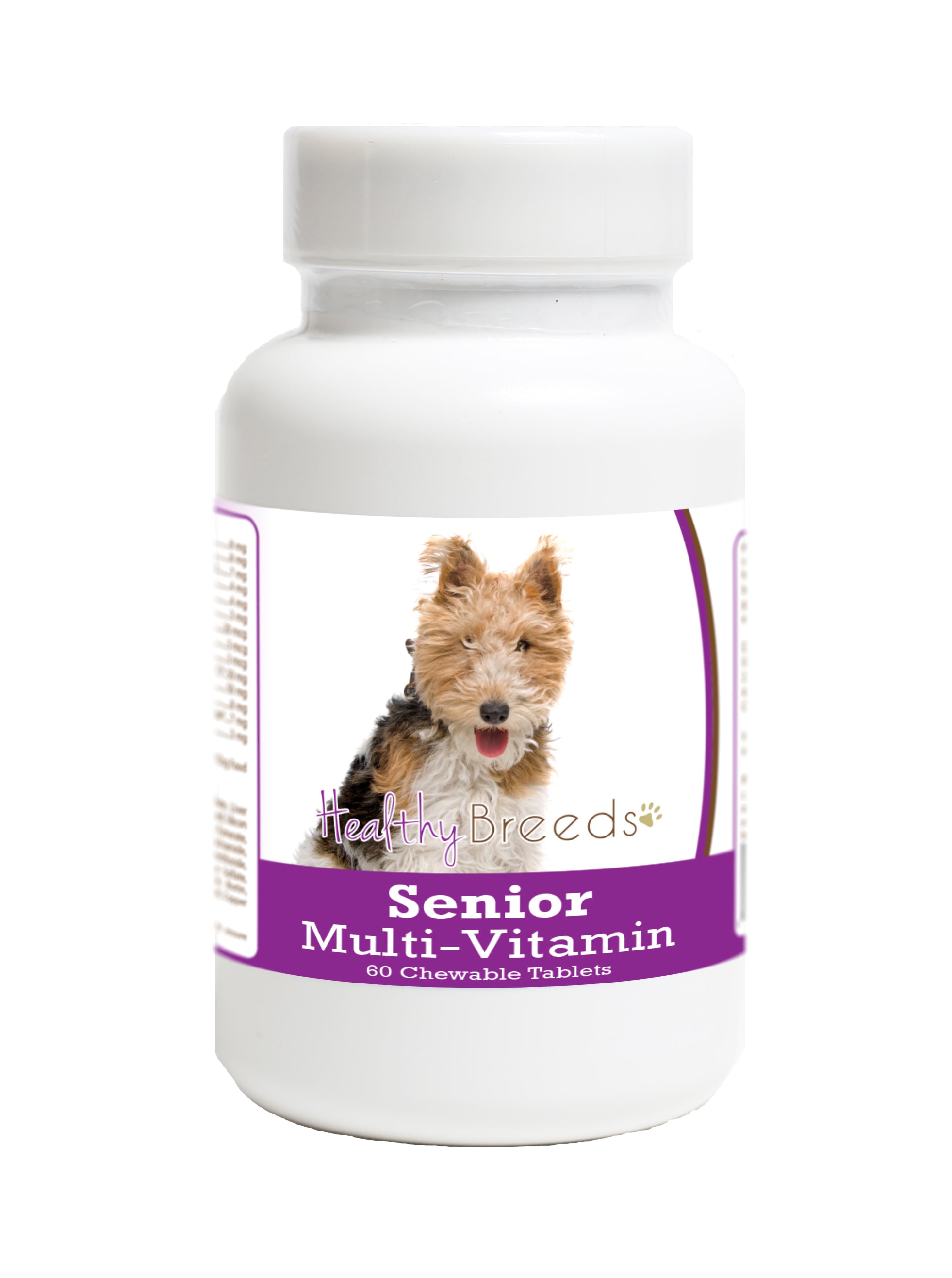 Wire Fox Terrier Senior Dog Multivitamin Tablets 60 Count