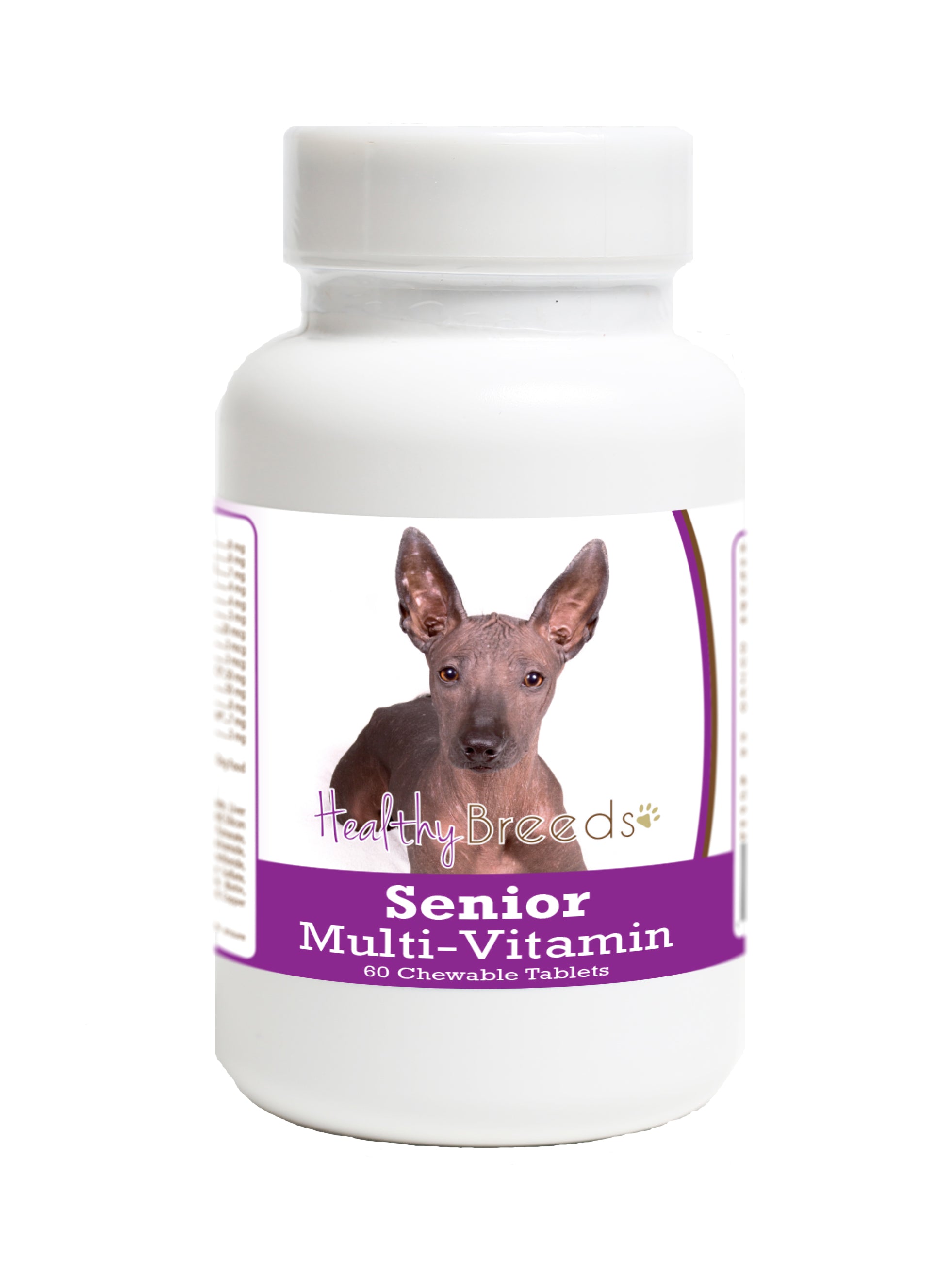 Xoloitzcuintli Senior Dog Multivitamin Tablets 60 Count