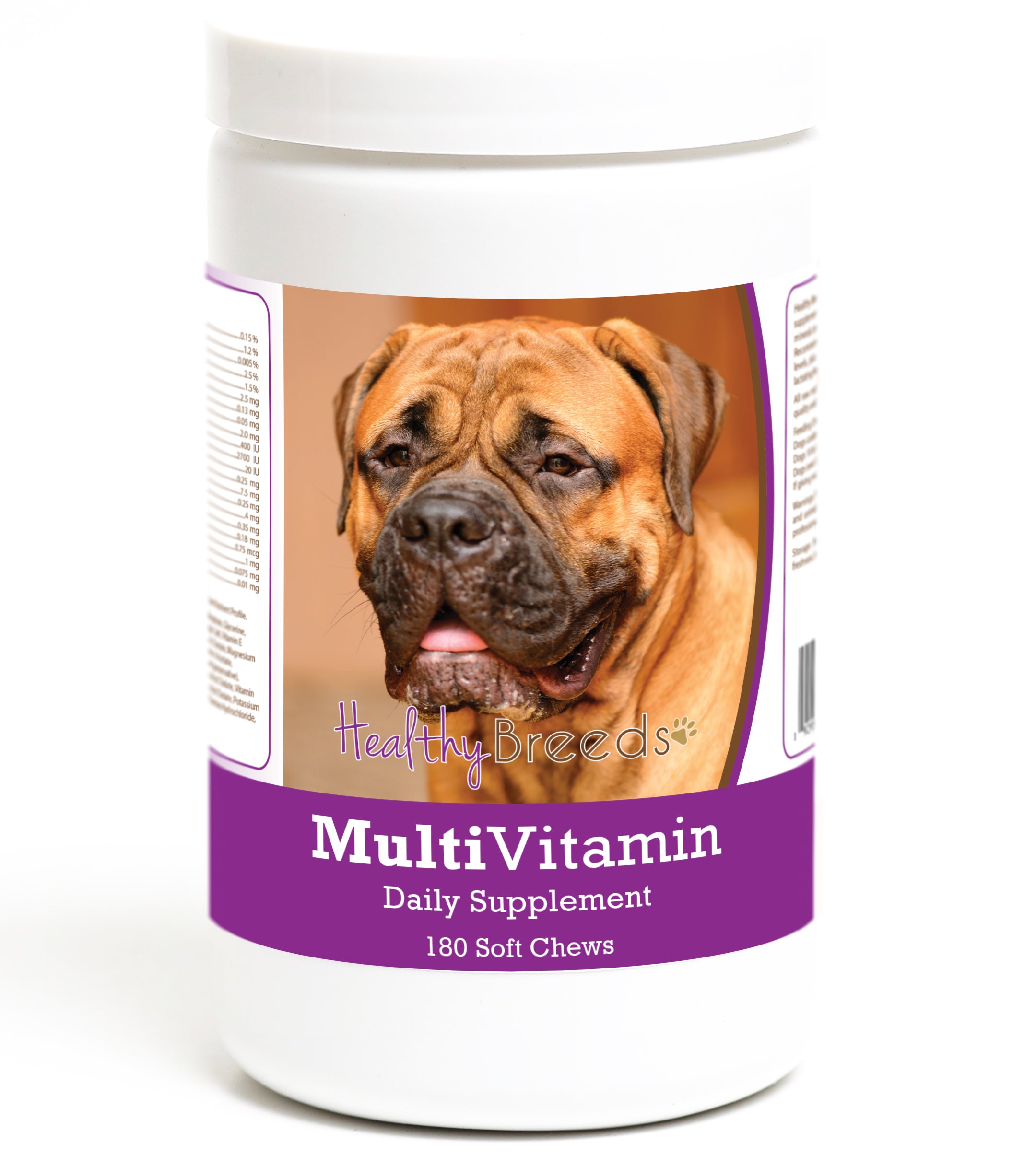Bullmastiff Multivitamin Soft Chew for Dogs 180 Count