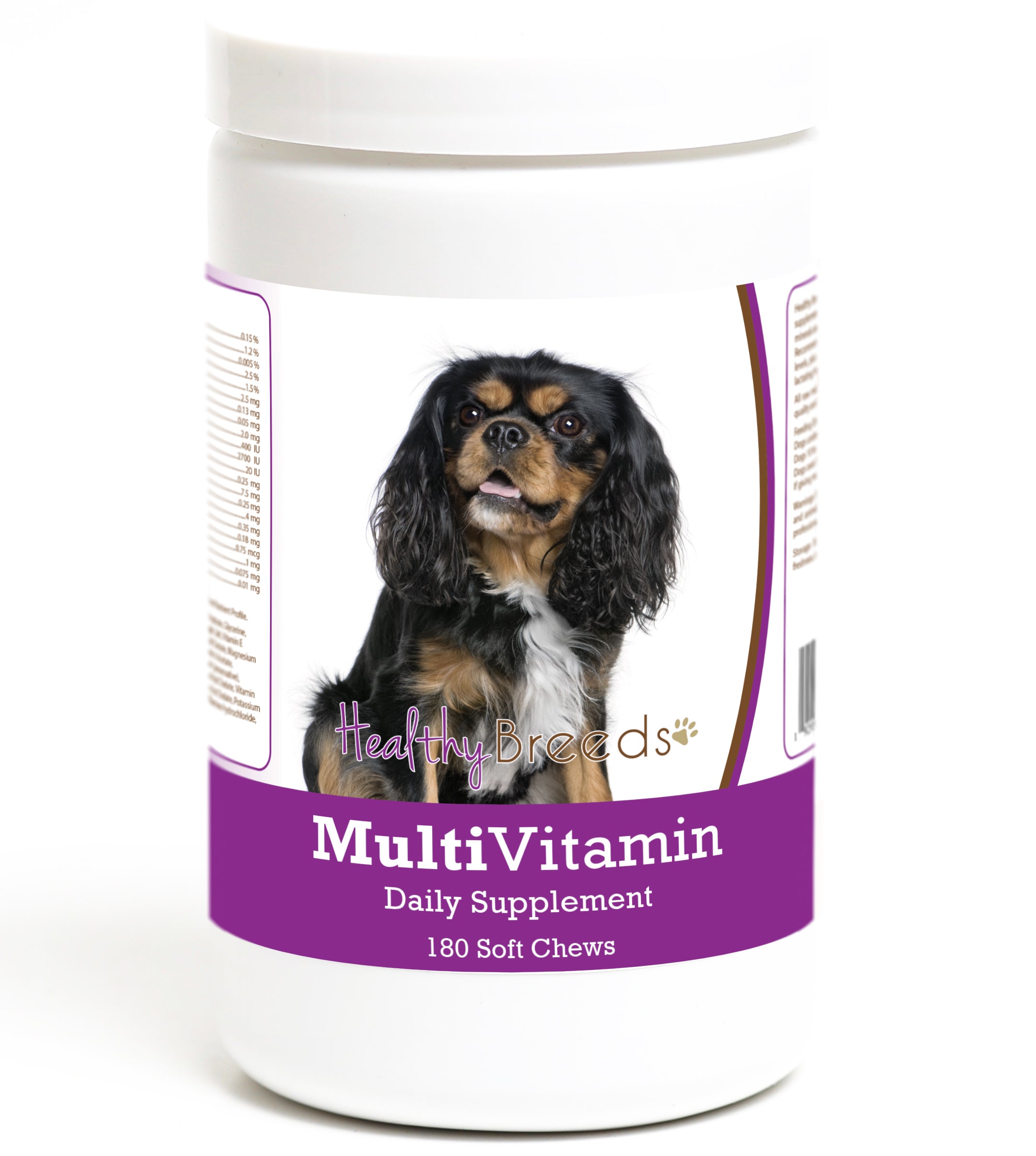 Cavalier King Charles Spaniel Multivitamin Soft Chew for Dogs 180 Count