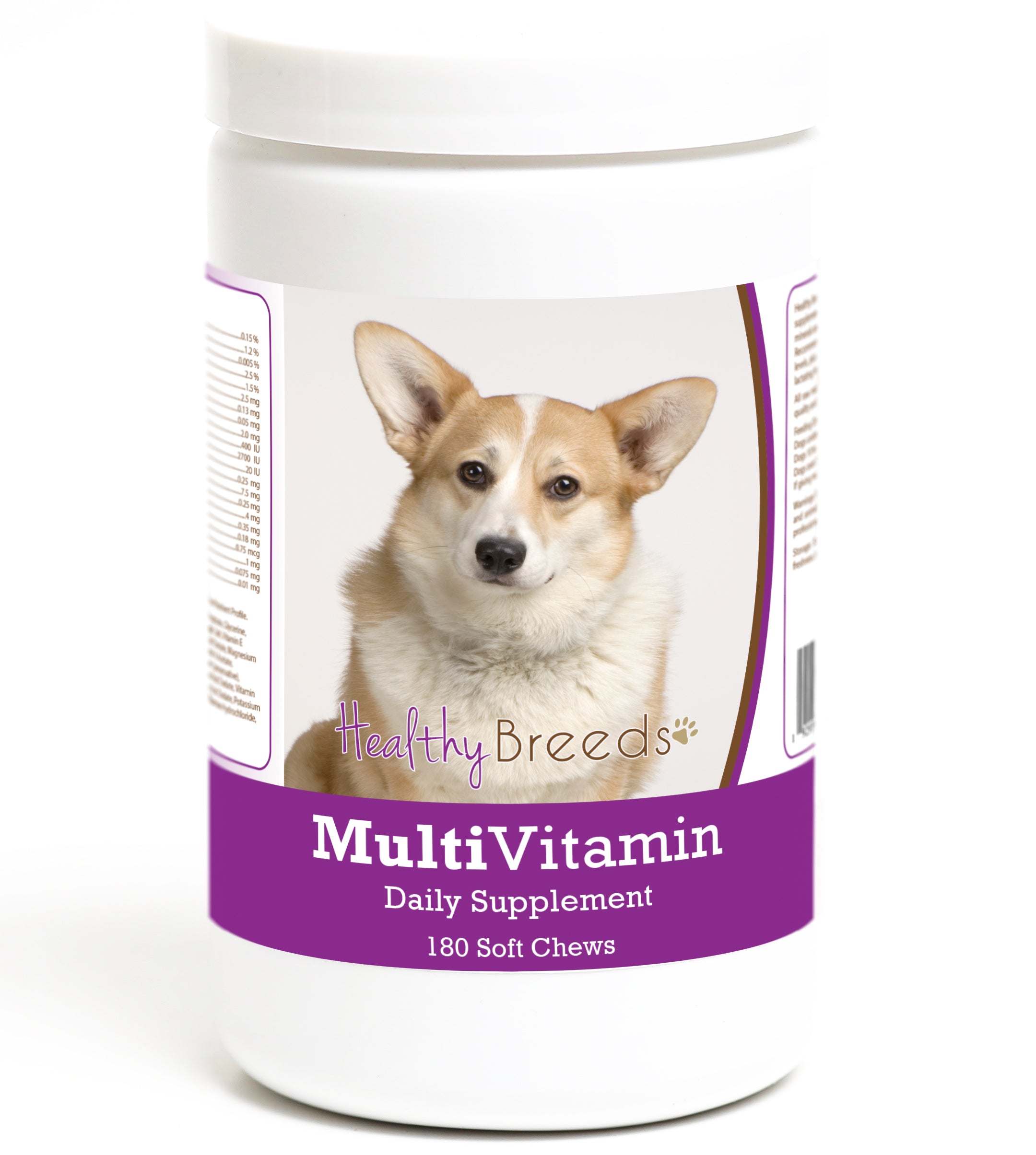 Cardigan Welsh Corgi Multivitamin Soft Chew for Dogs 180 Count