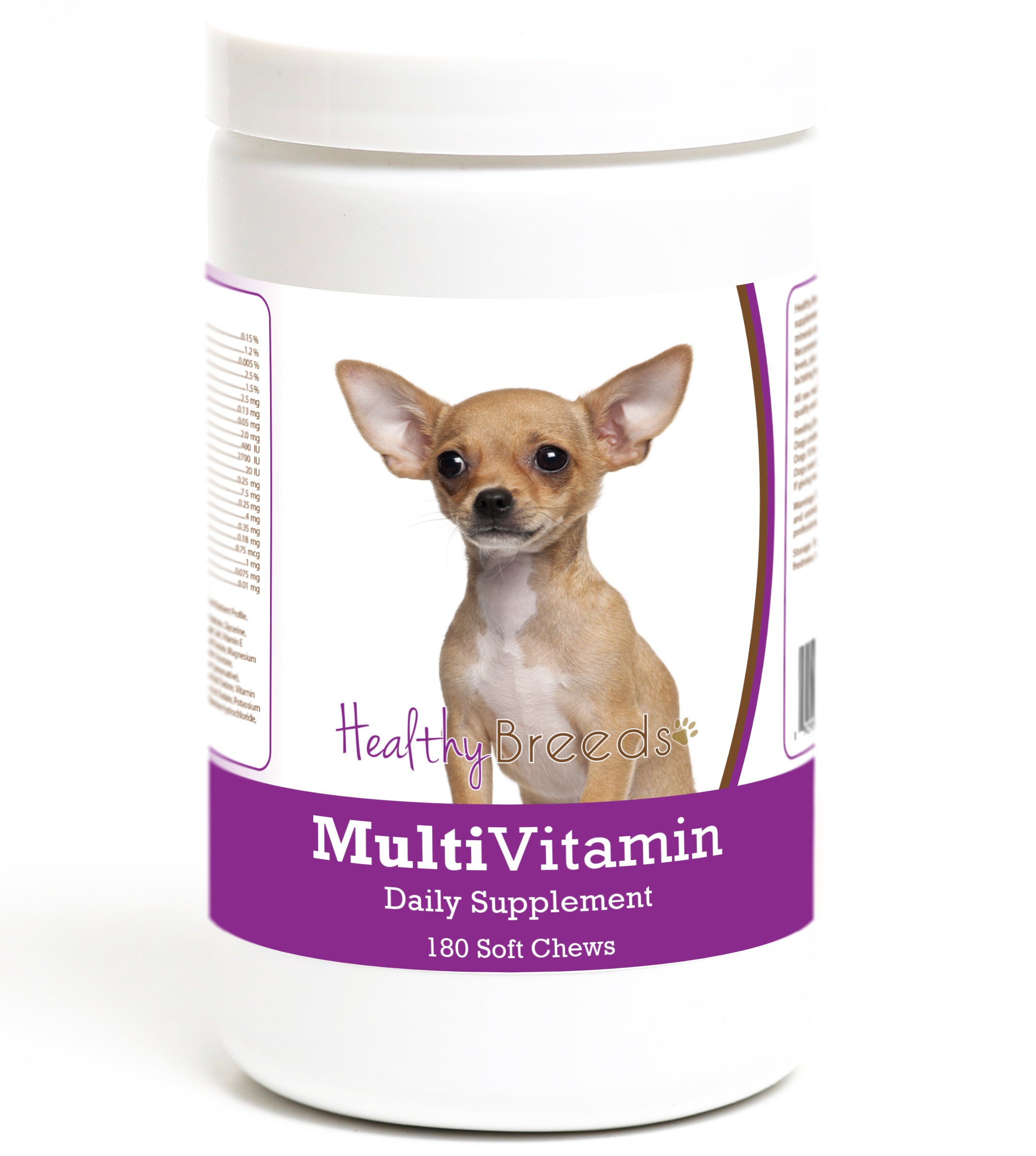 Chihuahua Multivitamin Soft Chew for Dogs 180 Count