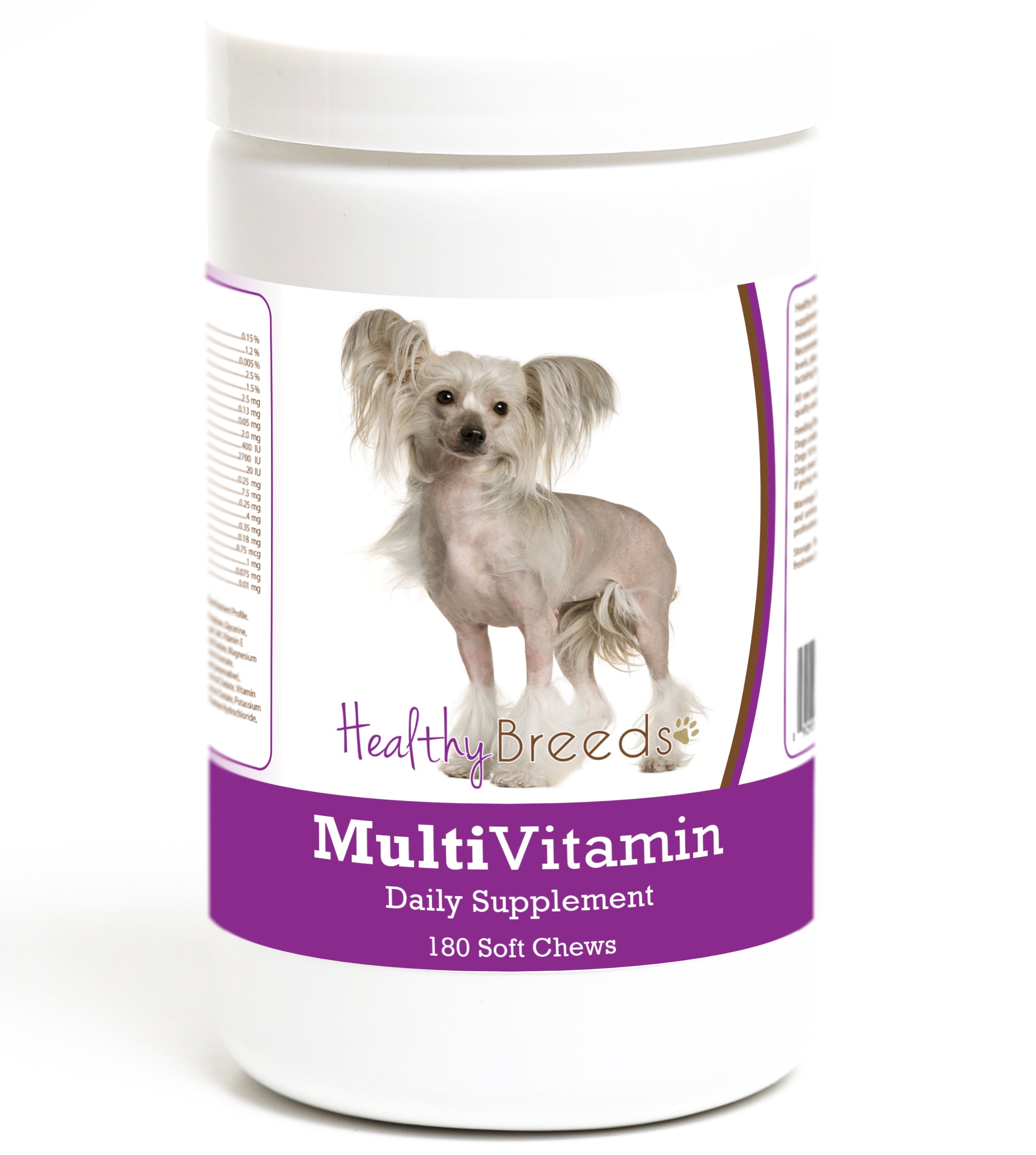 Chinese Crested Multivitamin Soft Chew for Dogs 180 Count
