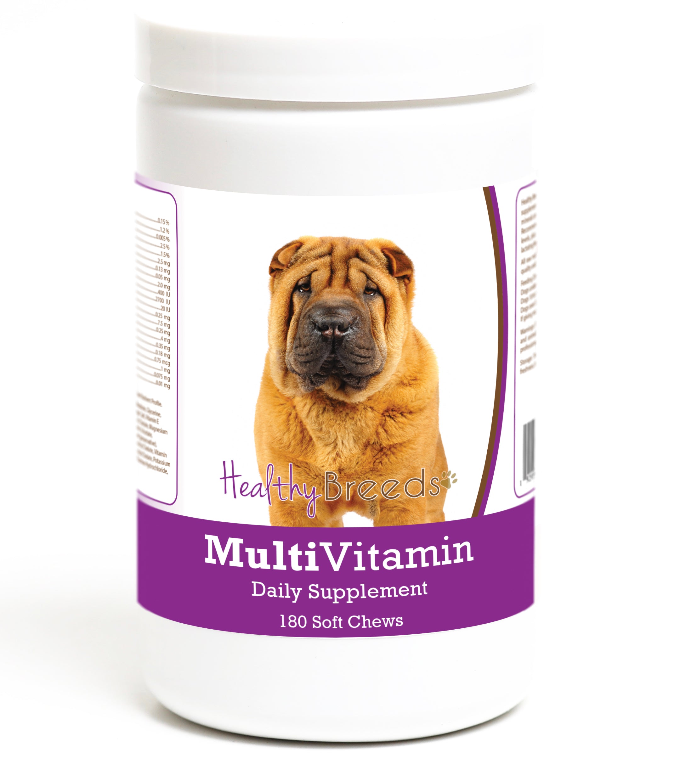 Chinese Shar Pei Multivitamin Soft Chew for Dogs 180 Count