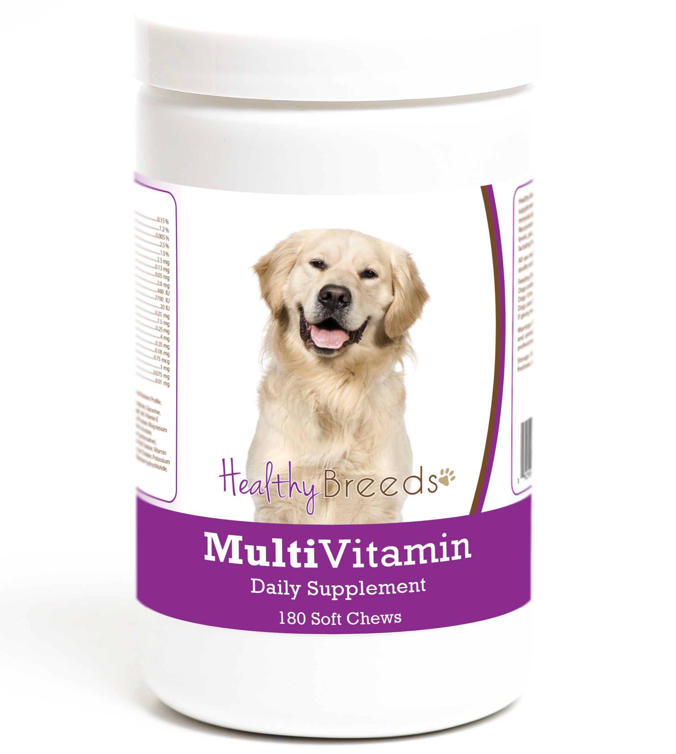 Golden Retriever Multivitamin Soft Chew for Dogs 180 Count