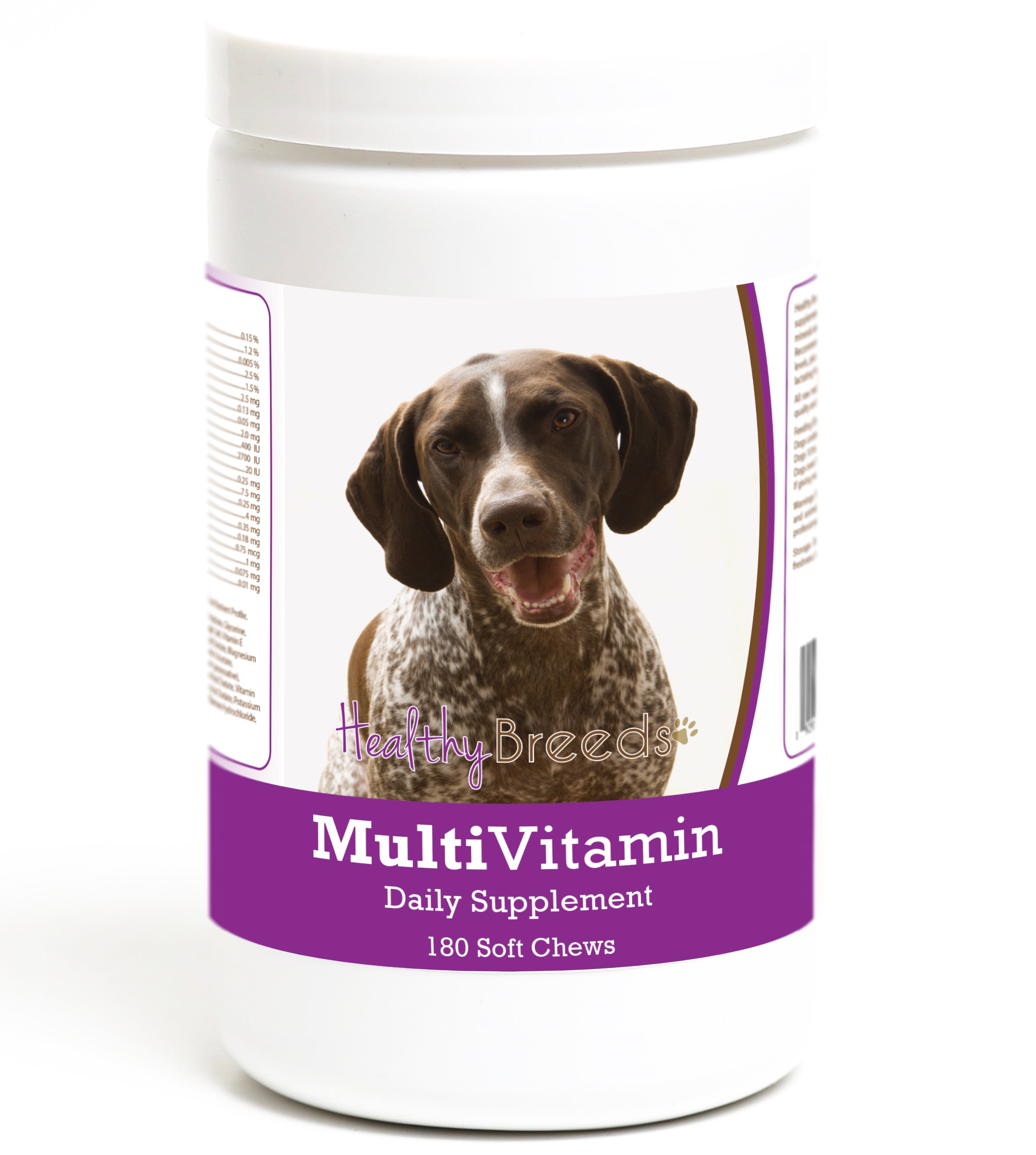 German Shorthaired Pointer Multivitamin Soft Chew for Dogs 180 Count