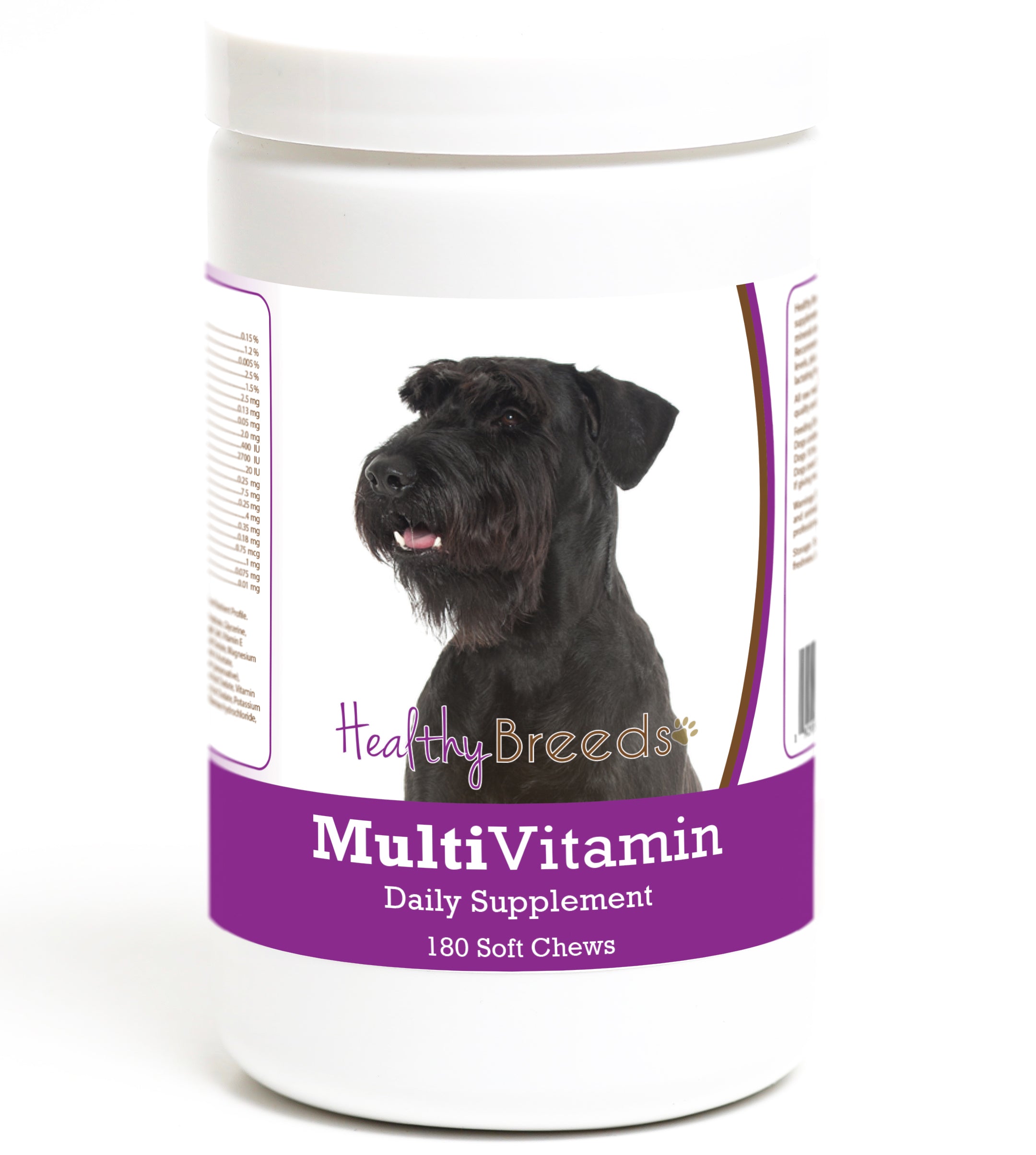 Giant Schnauzer Multivitamin Soft Chew for Dogs 180 Count