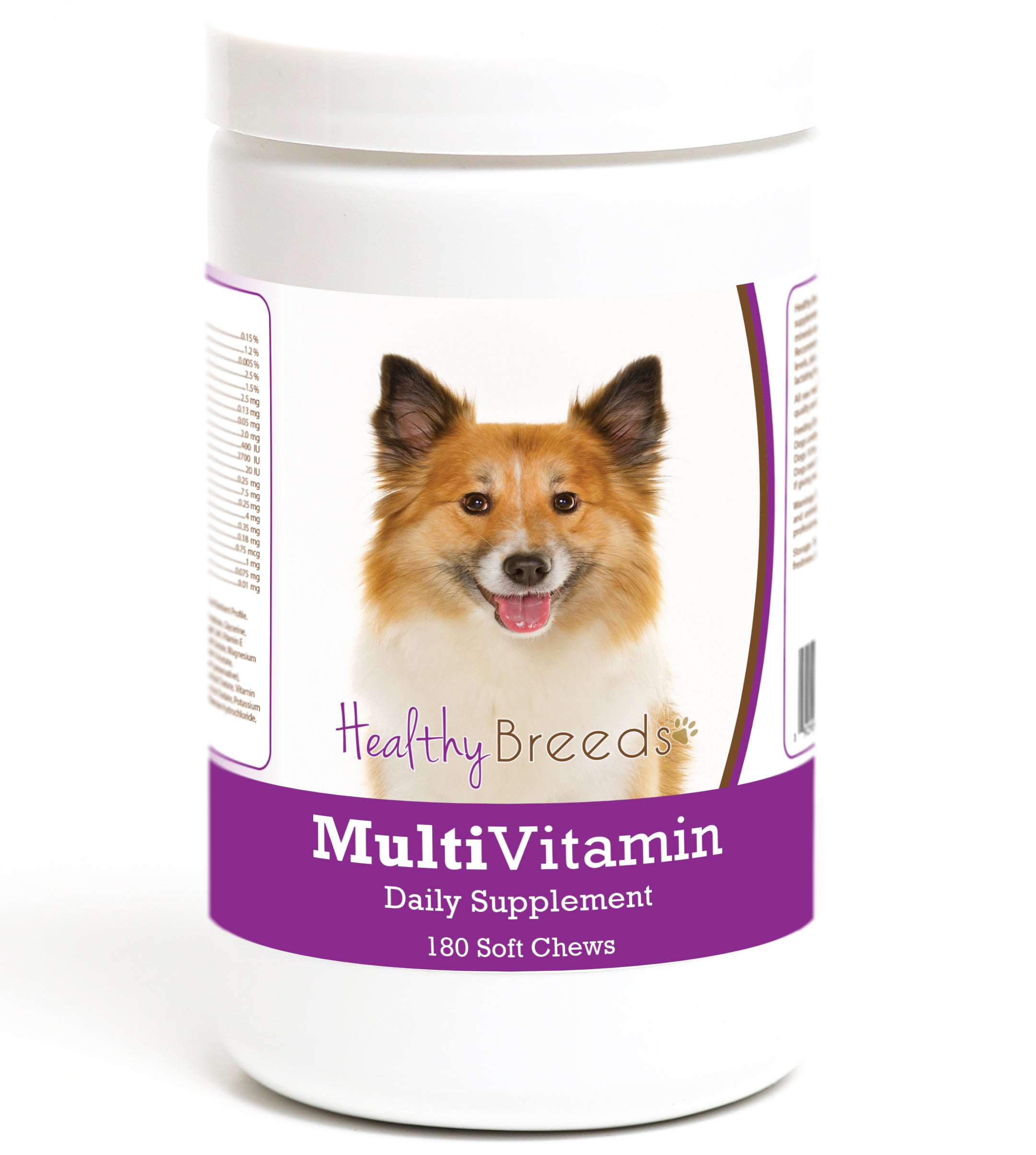 Icelandic Sheepdog Multivitamin Soft Chew for Dogs 180 Count