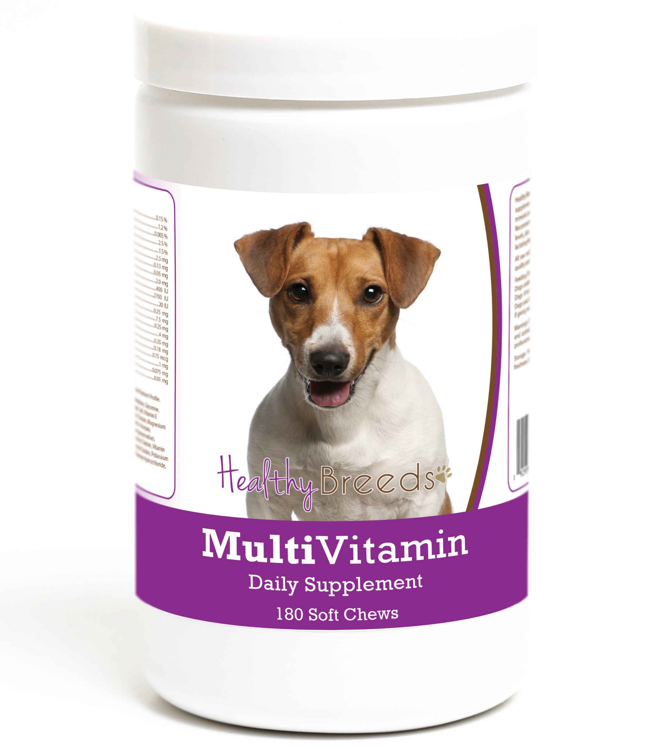 Jack Russell Terrier Multivitamin Soft Chew for Dogs 180 Count