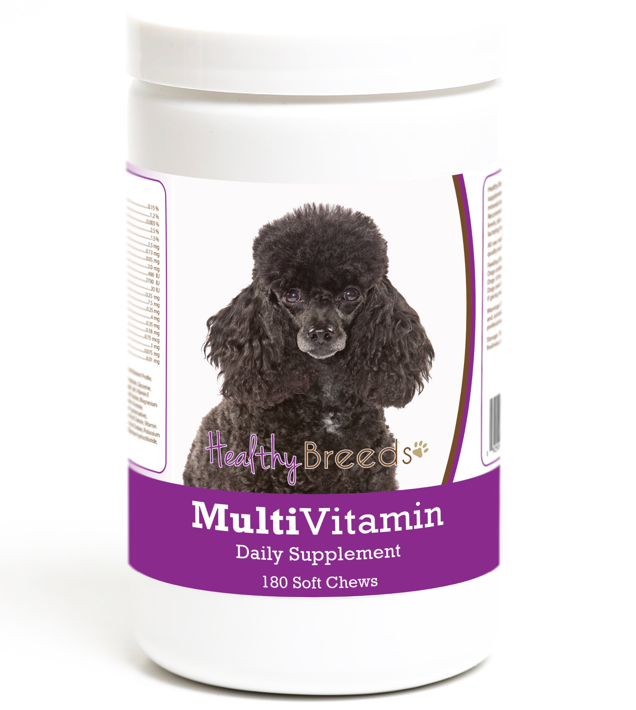 Poodle Multivitamin Soft Chew for Dogs 180 Count