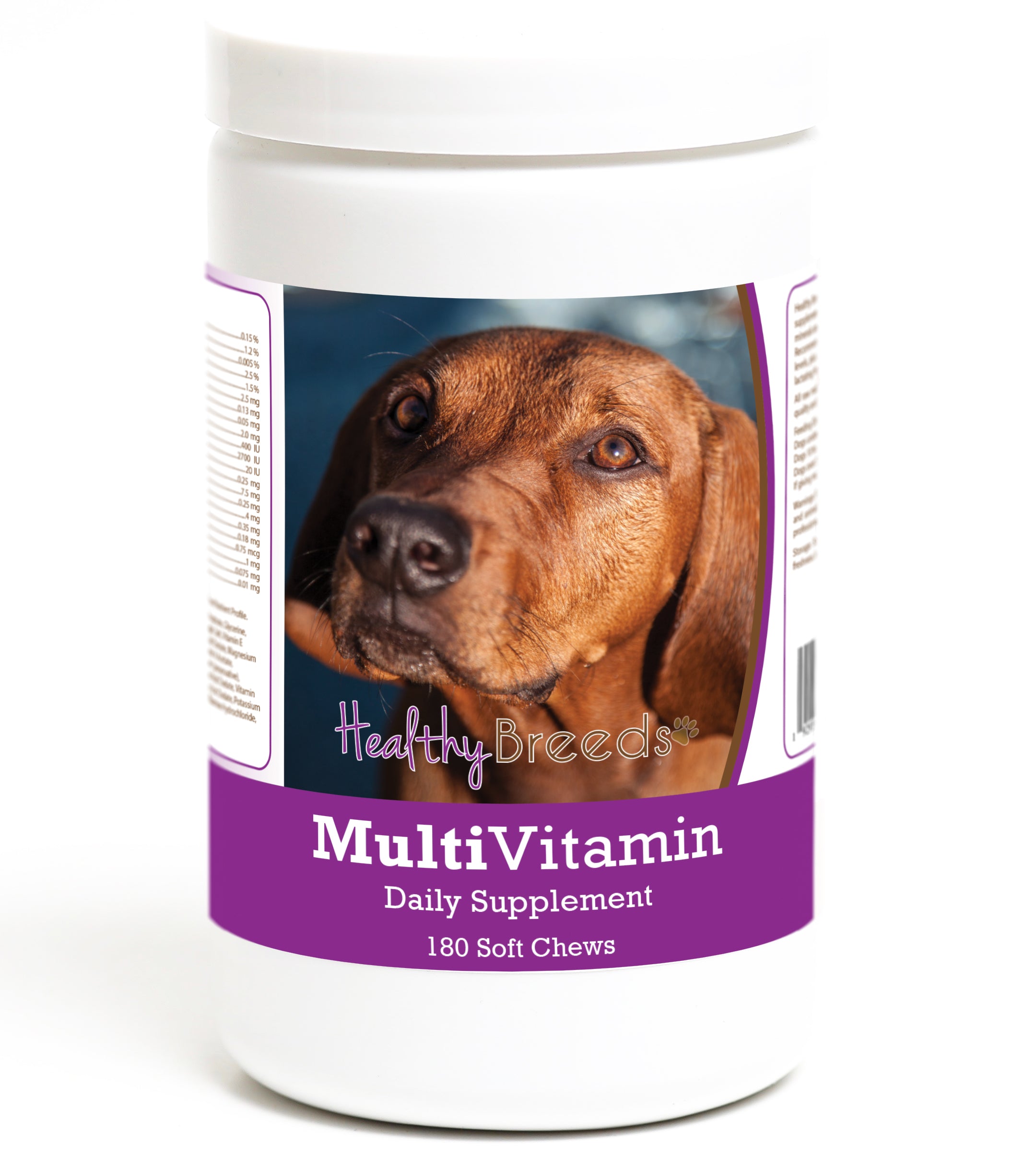 Redbone Coonhound Multivitamin Soft Chew for Dogs 180 Count