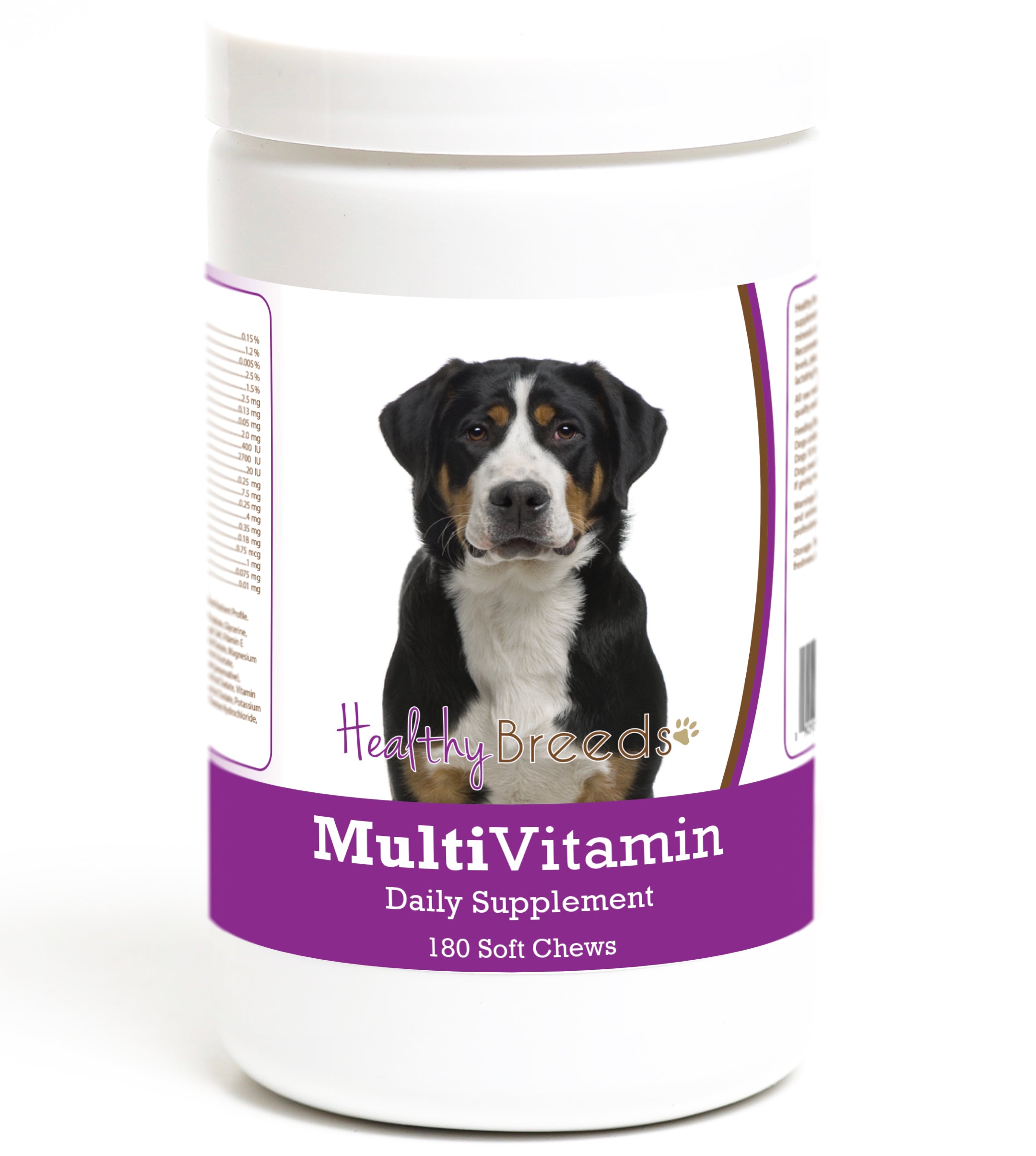 Greater Swiss Mountain Dog Multivitamin Soft Chew for Dogs 180 Count