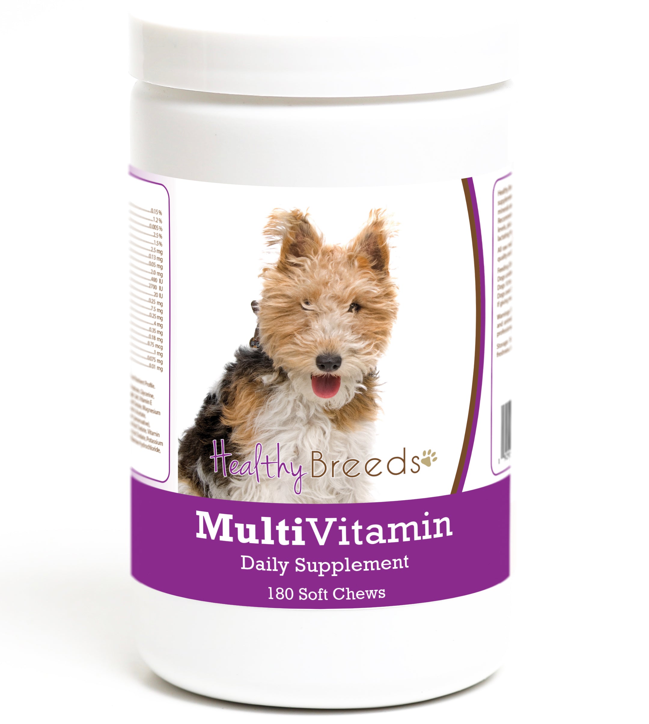 Wire Fox Terrier Multivitamin Soft Chew for Dogs 180 Count
