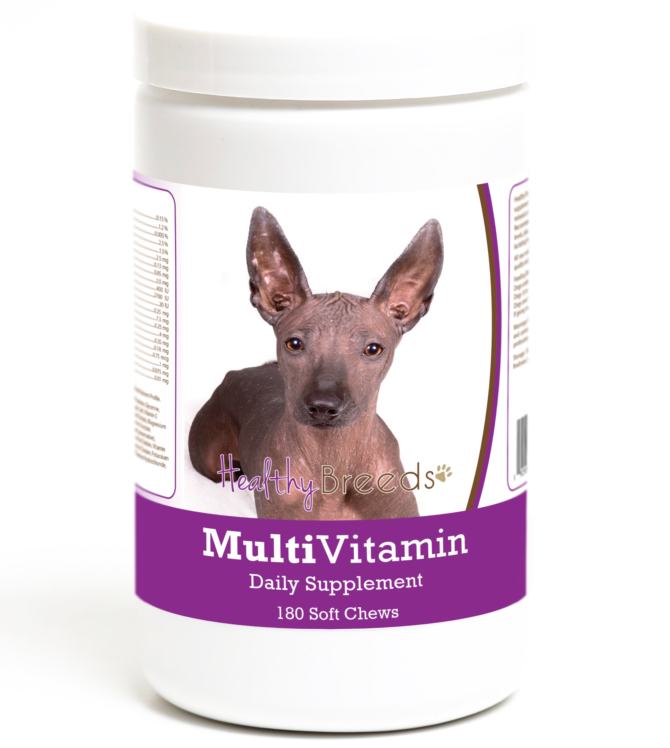 Xoloitzcuintli Multivitamin Soft Chew for Dogs 180 Count