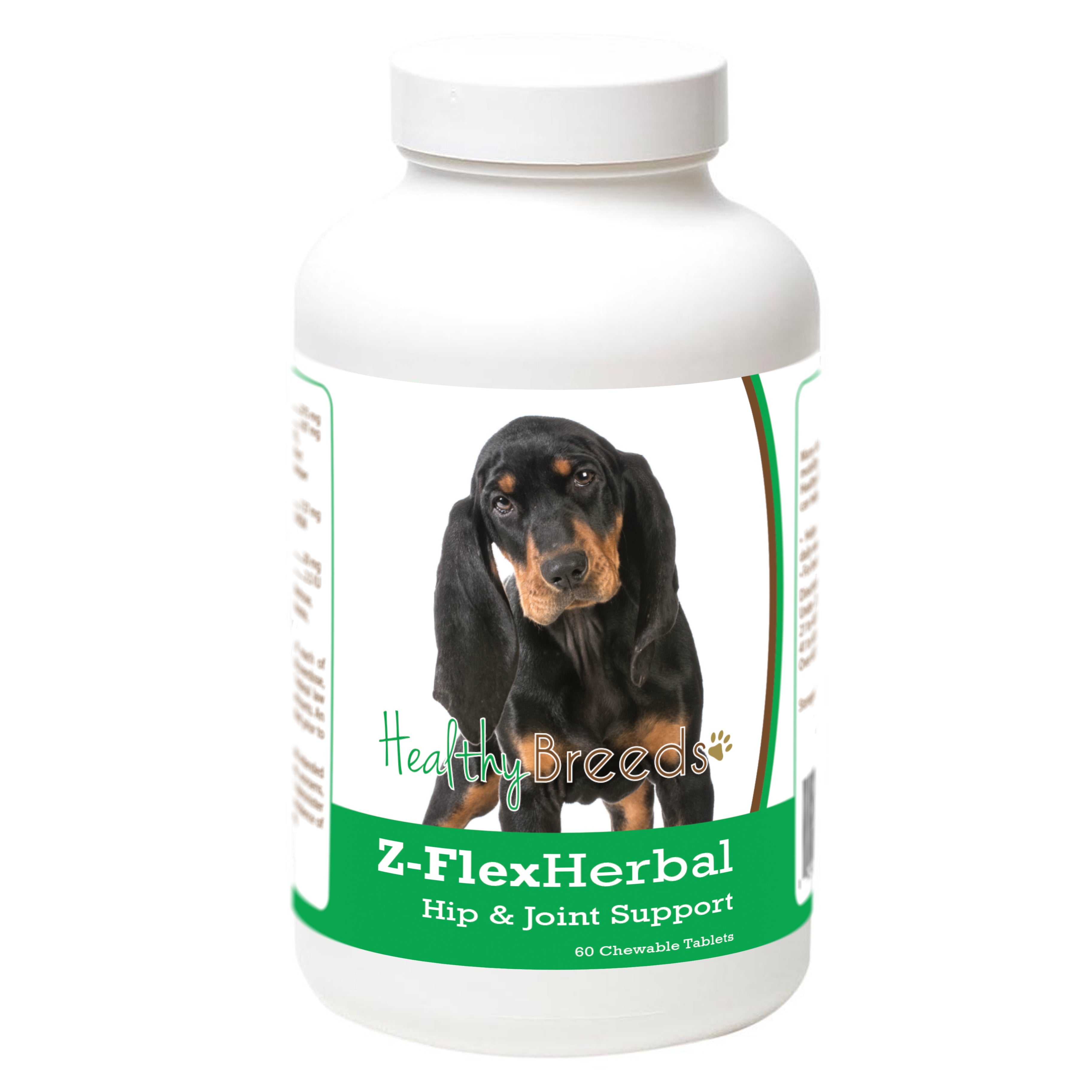 Black and Tan Coonhound Natural Joint Support Chewable Tablets 60 Count