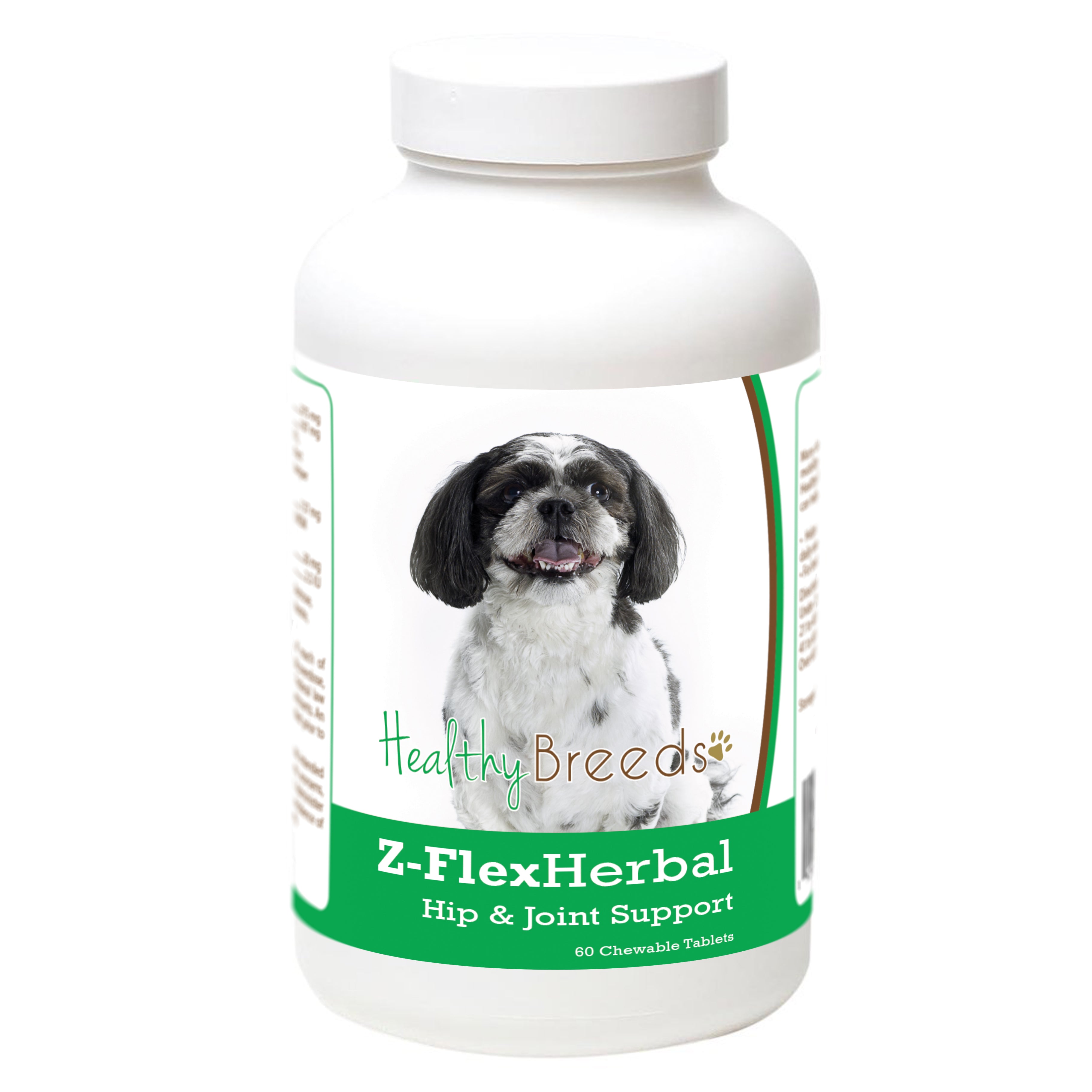 Shih-Poo Natural Joint Support Chewable Tablets 60 Count