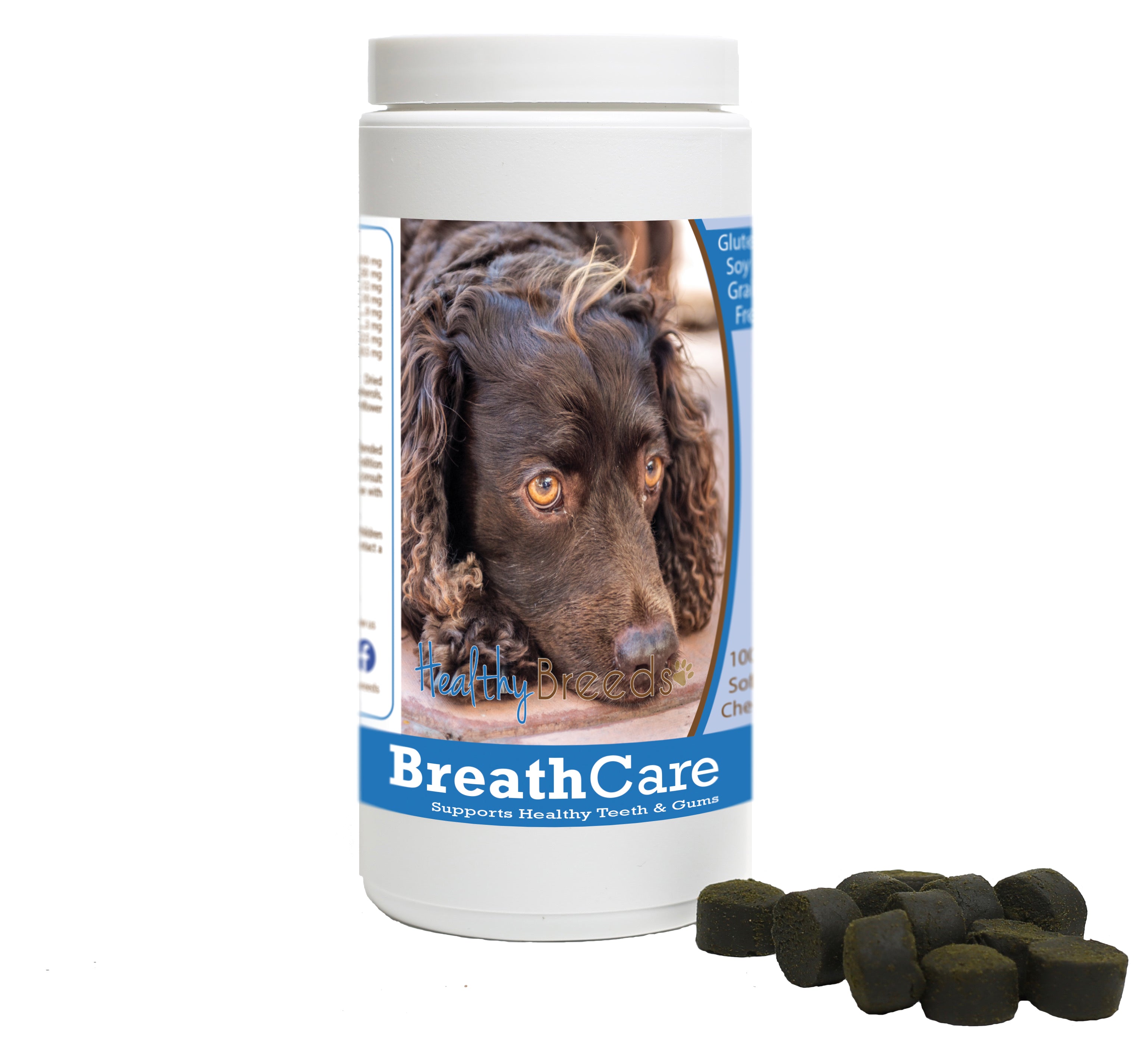 American Water Spaniel Breath Care Soft Chews for Dogs 100 Count