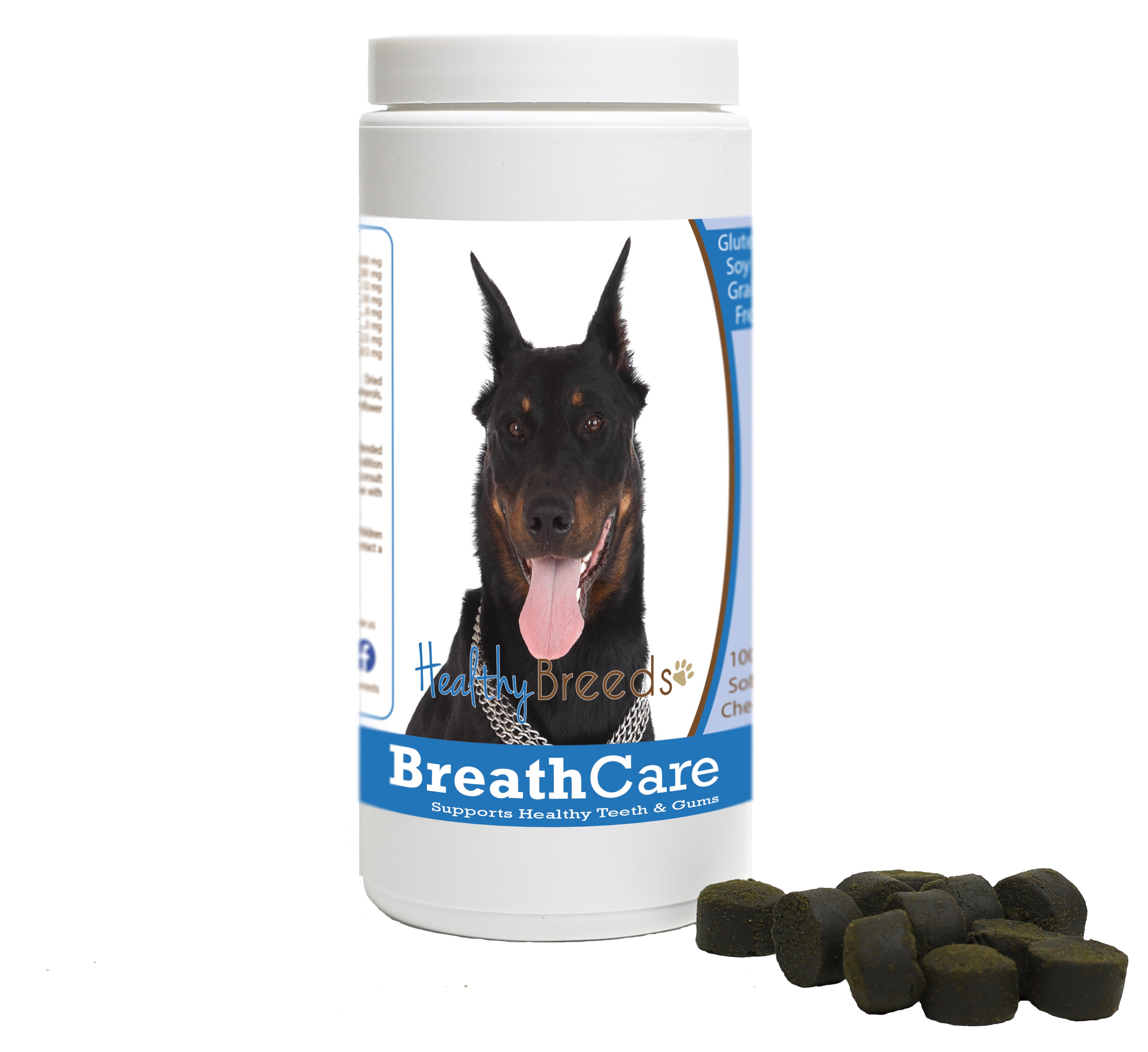Beauceron Breath Care Soft Chews for Dogs 100 Count