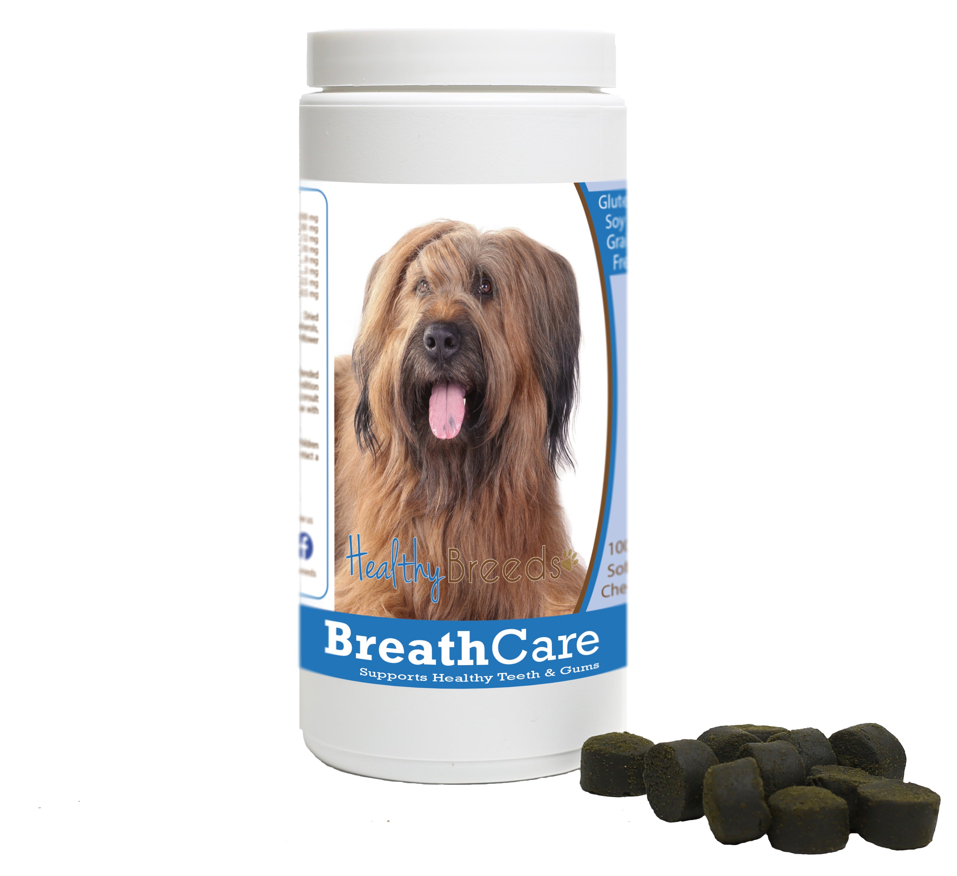 Briard Breath Care Soft Chews for Dogs 100 Count