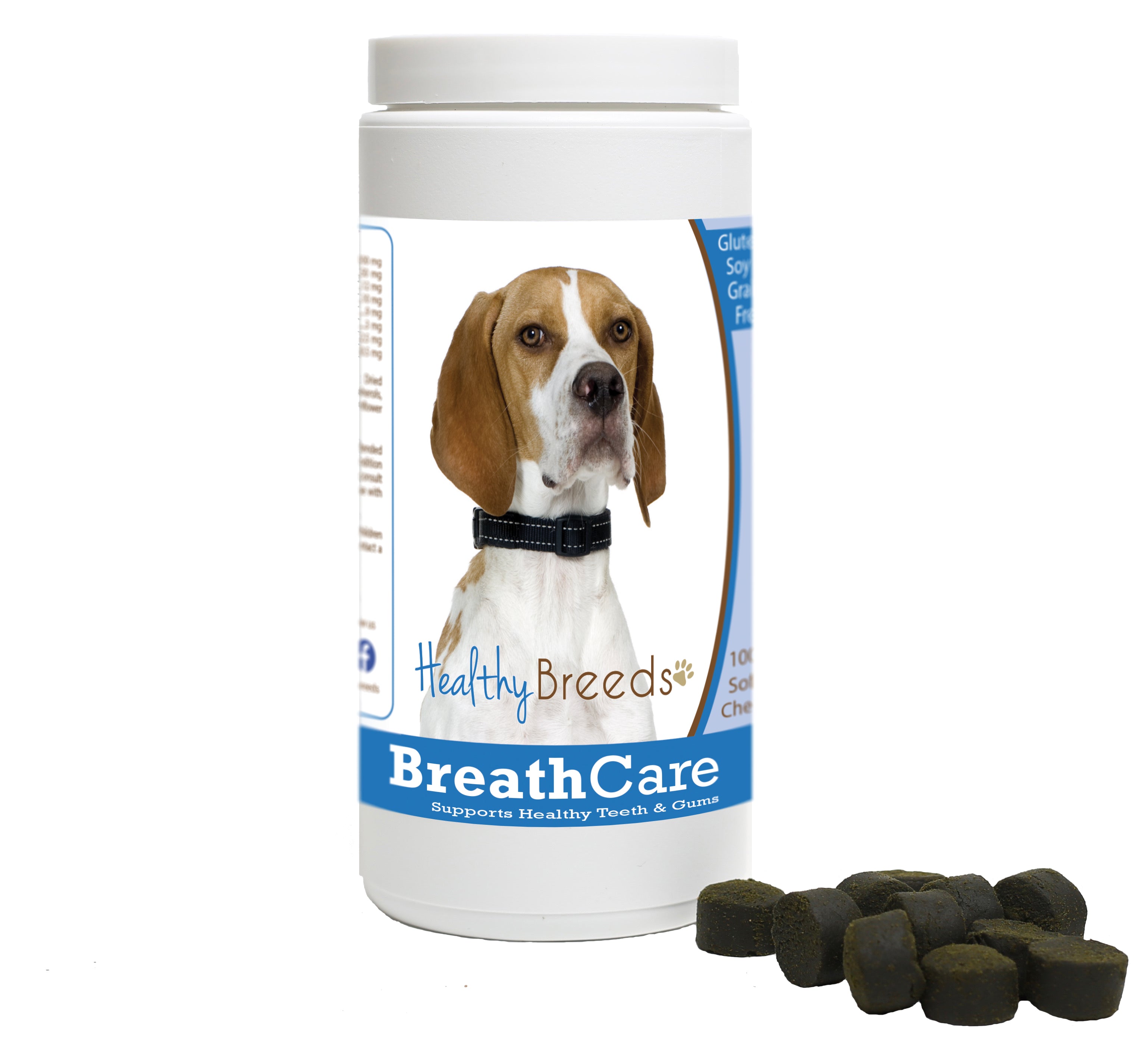 English Pointer Breath Care Soft Chews for Dogs 100 Count