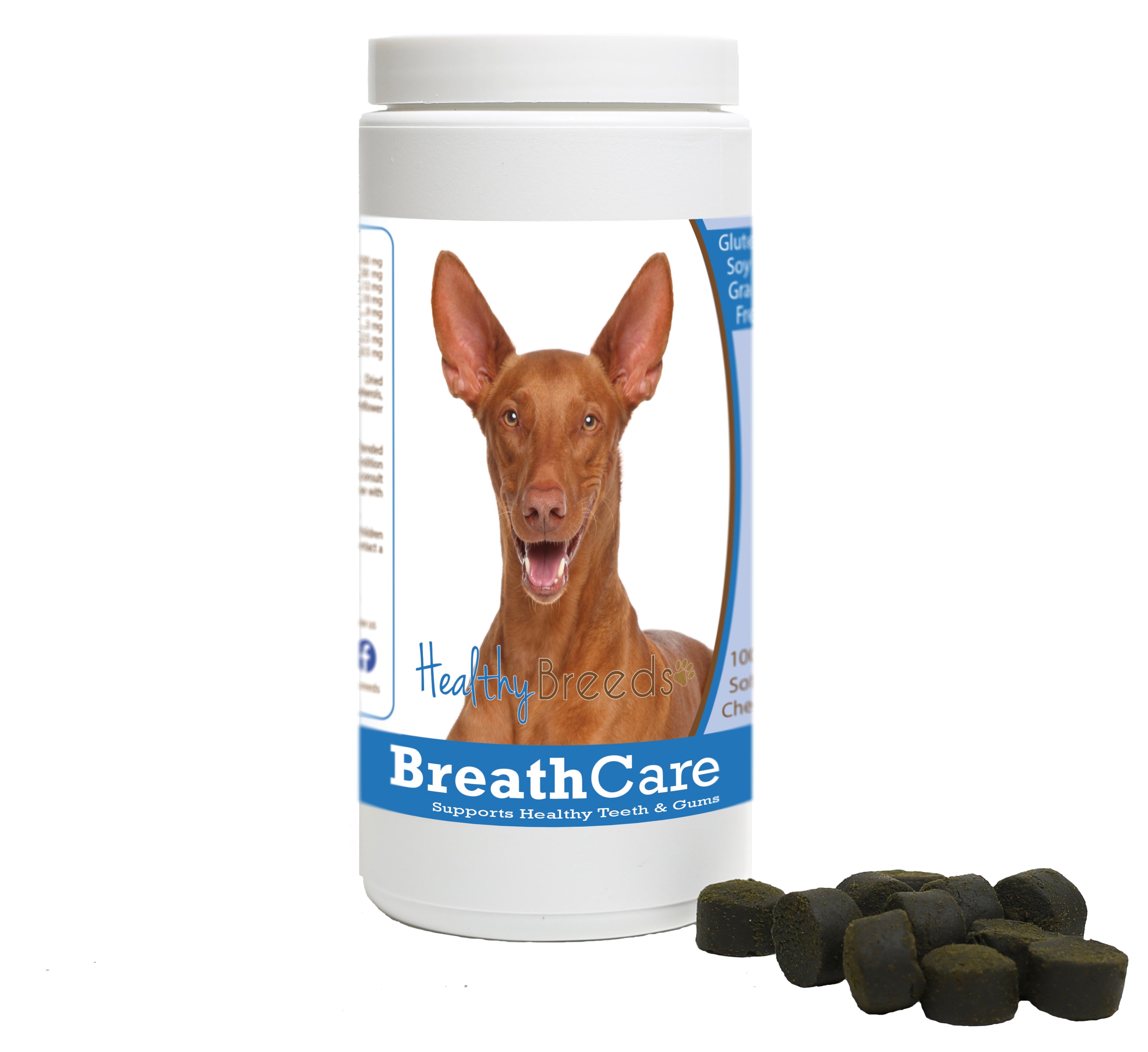 Pharaoh Hound Breath Care Soft Chews for Dogs 100 Count