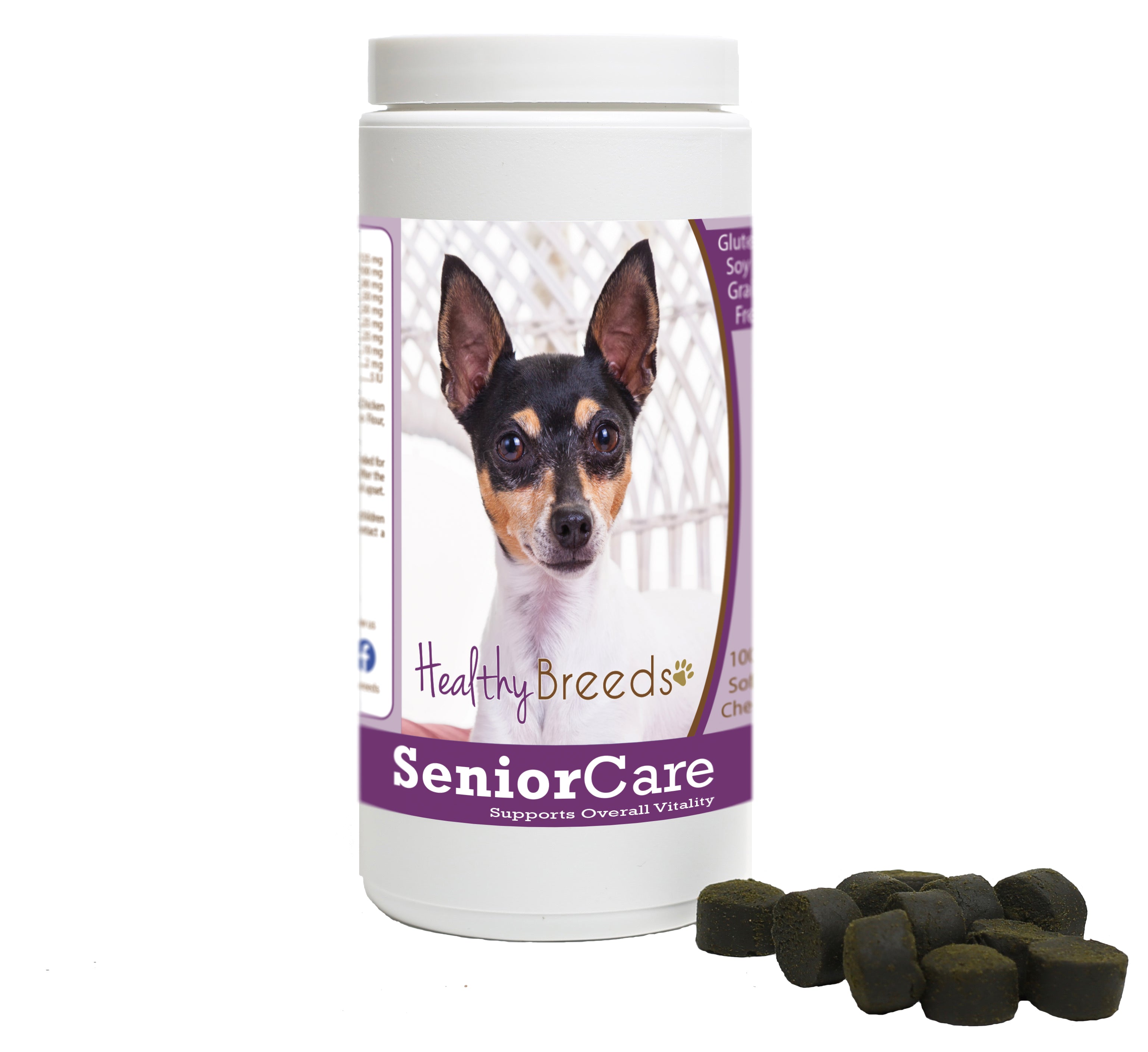 Toy Fox Terrier Senior Dog Care Soft Chews 100 Count