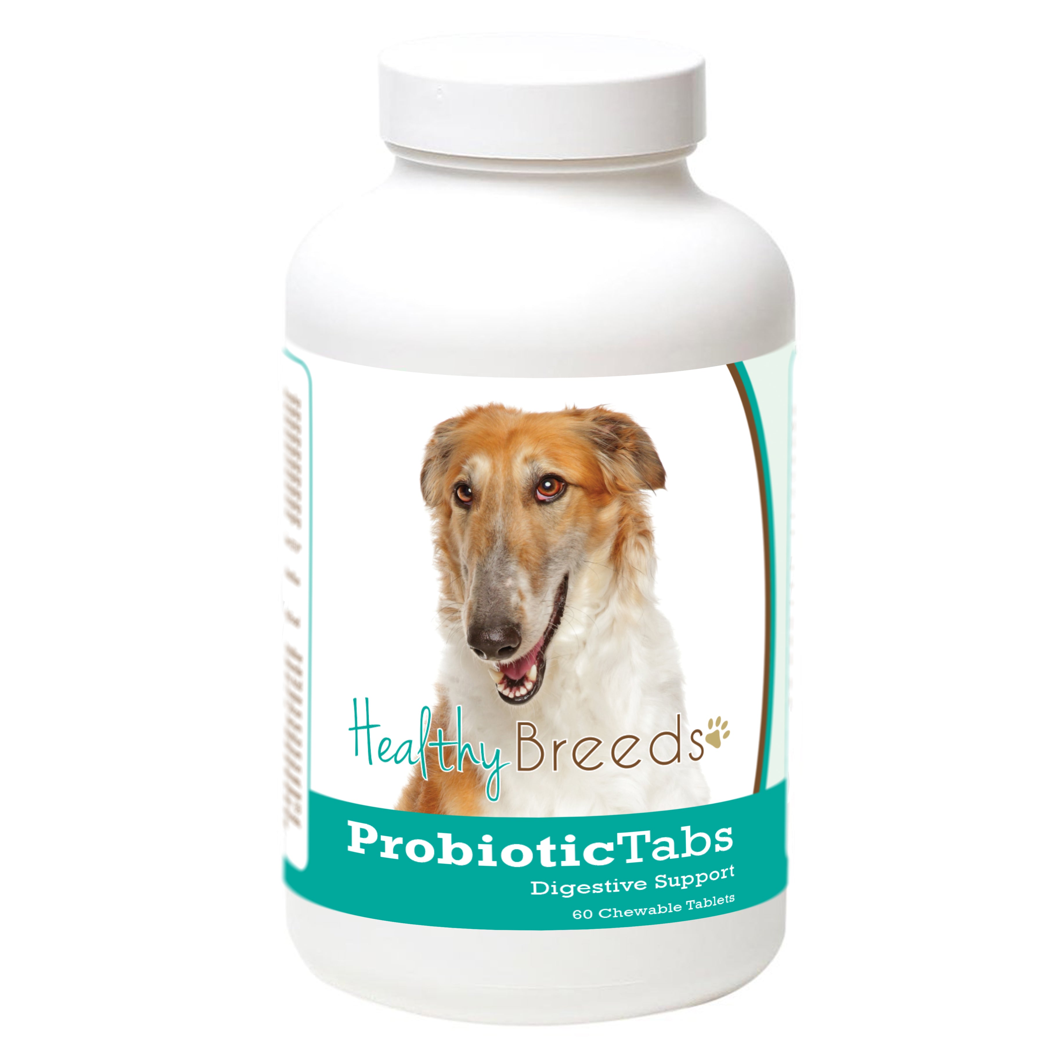 Borzois Probiotic and Digestive Support for Dogs 60 Count