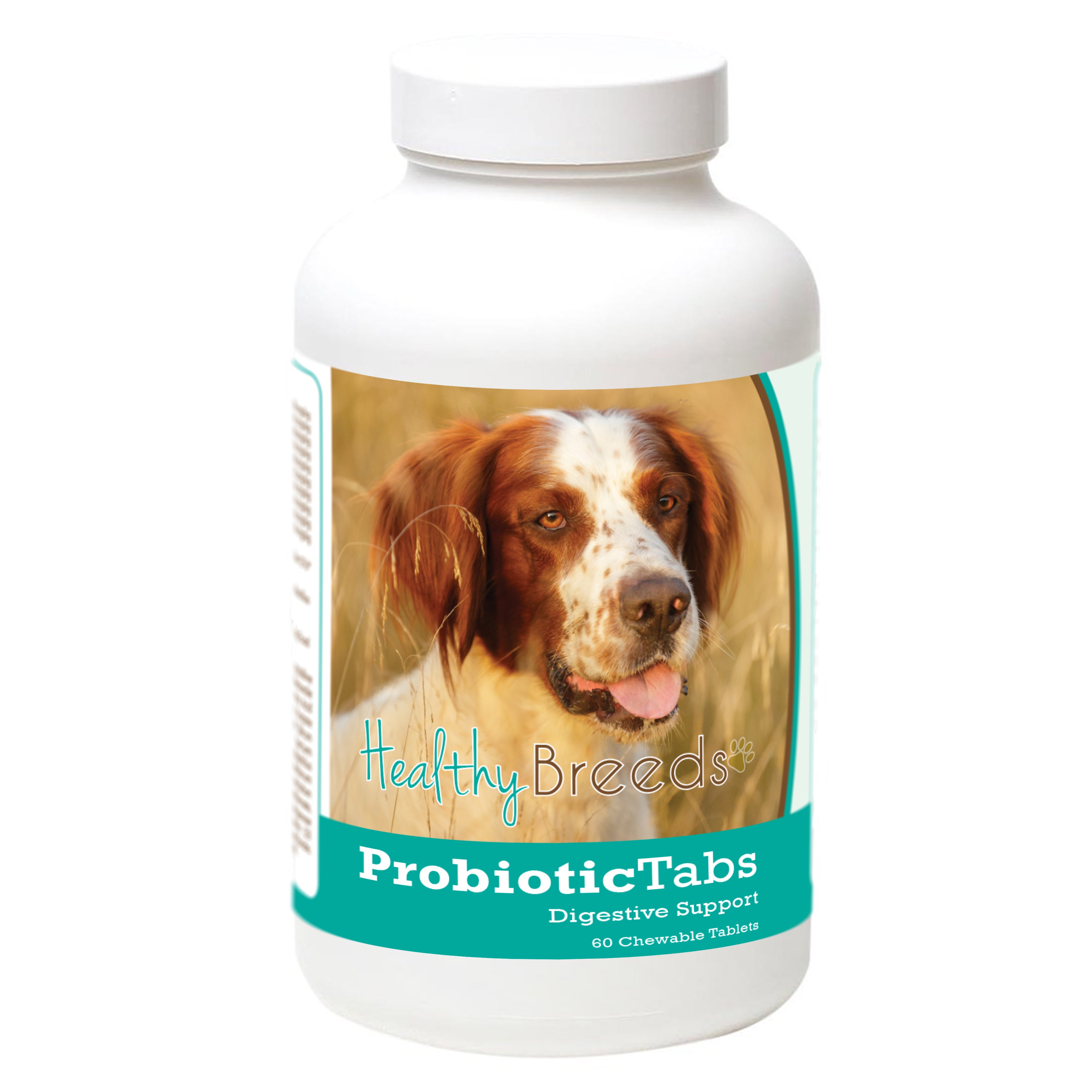 Irish Red and White Setter Probiotic and Digestive Support for Dogs 60 Count