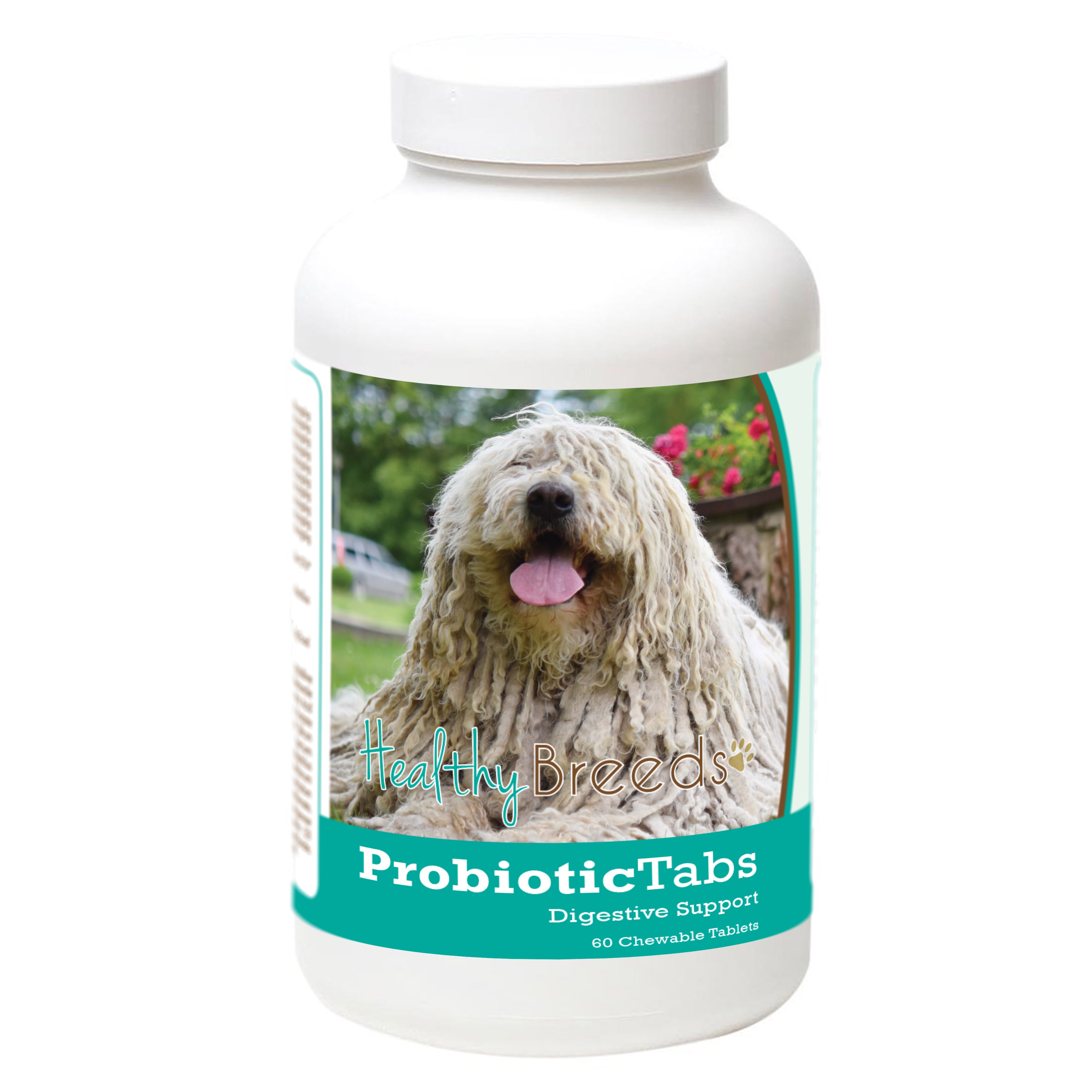 Komondorok Probiotic and Digestive Support for Dogs 60 Count