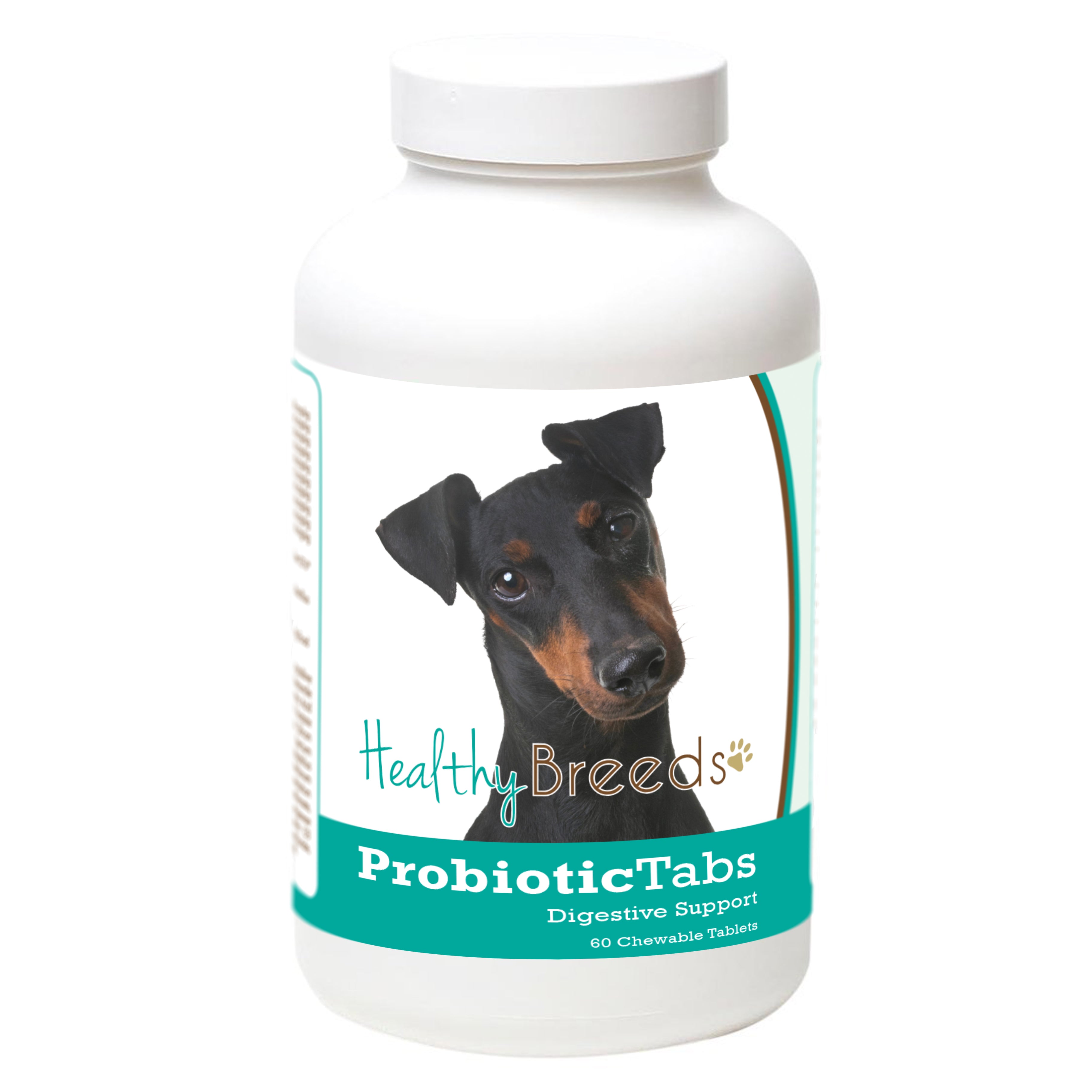 Manchester Terrier Probiotic and Digestive Support for Dogs 60 Count