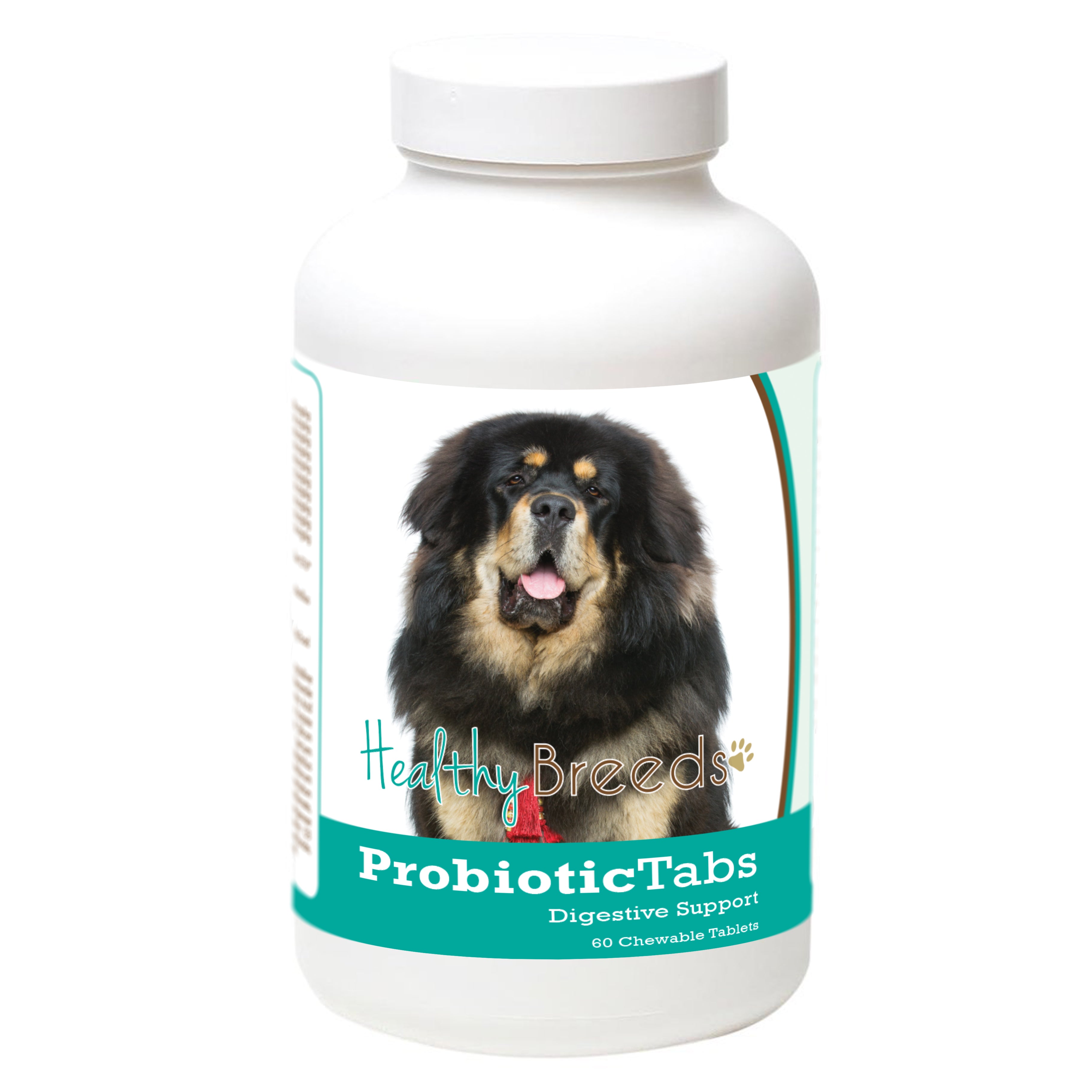 Tibetan Mastiff Probiotic and Digestive Support for Dogs 60 Count