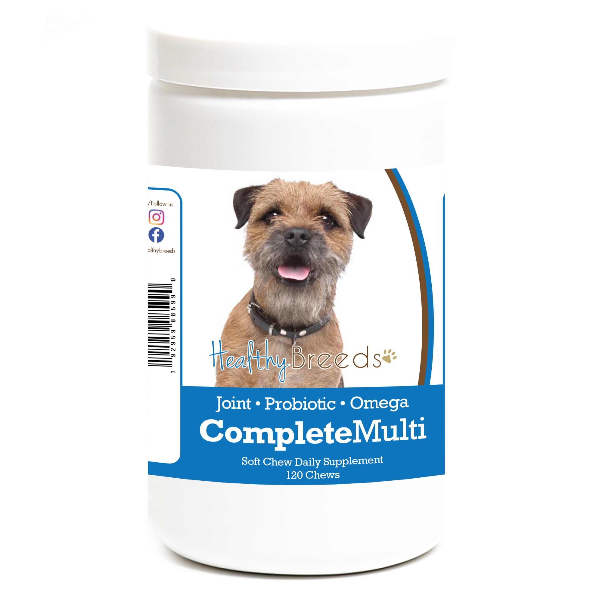 Border Terrier All In One Multivitamin Soft Chew 120 Count