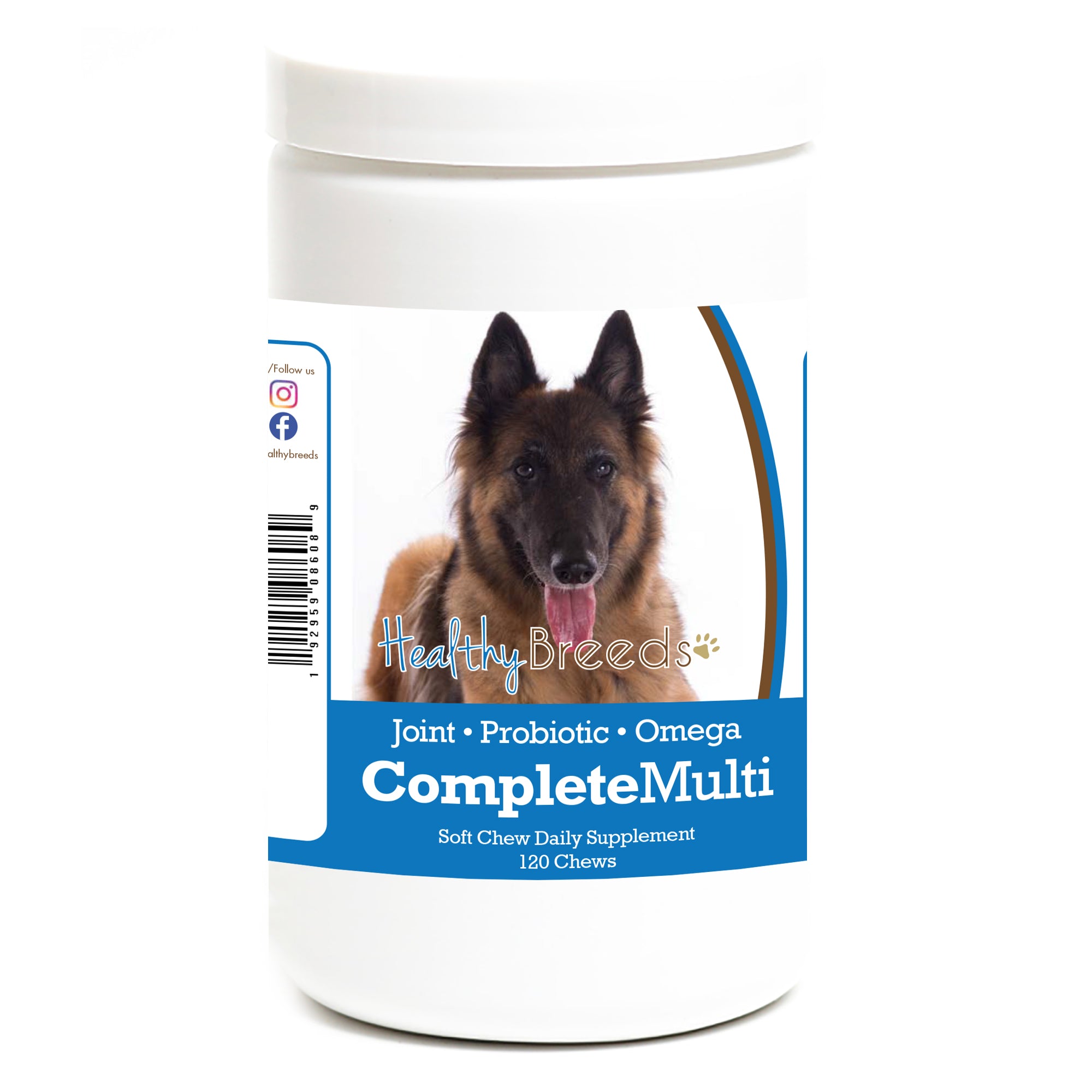 Belgian Tervuren All In One Multivitamin Soft Chew 120 Count