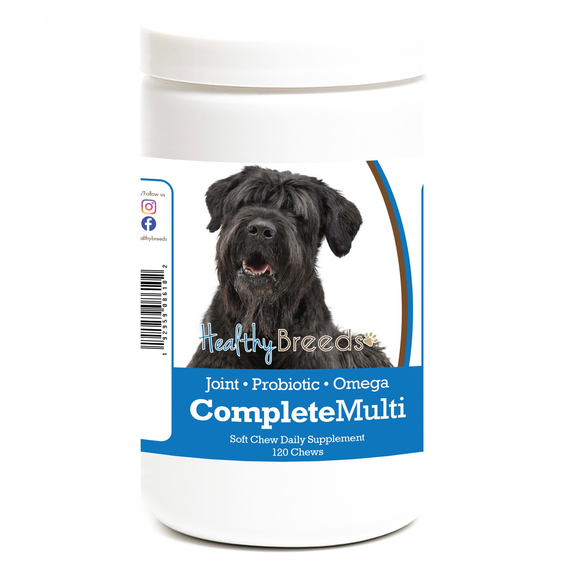 Black Russian Terrier All In One Multivitamin Soft Chew 120 Count