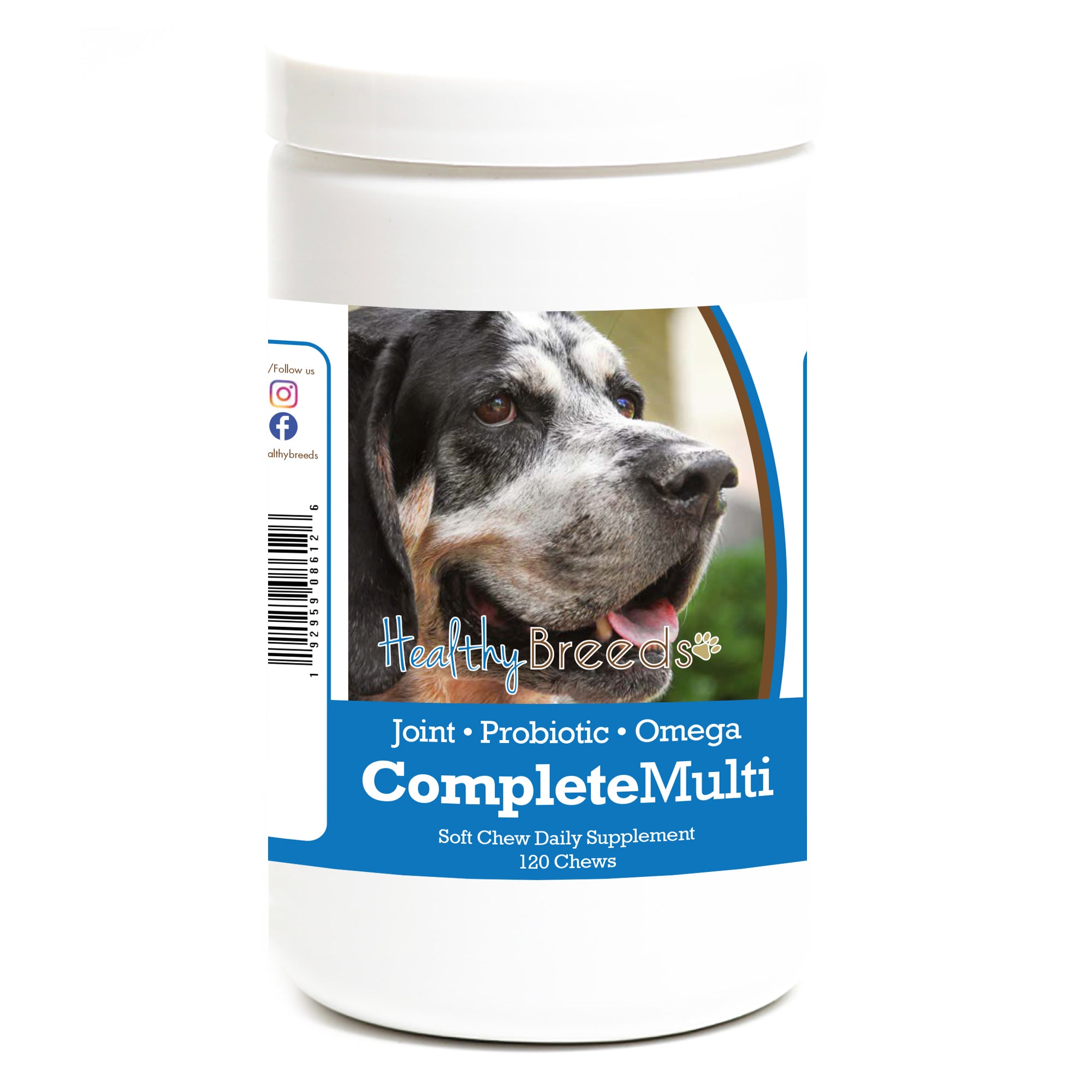 Bluetick Coonhound All In One Multivitamin Soft Chew 120 Count