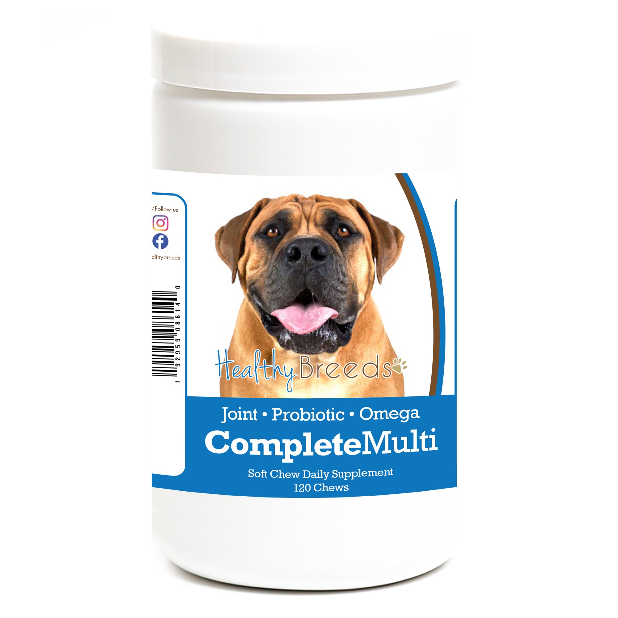 Boerboel All In One Multivitamin Soft Chew 120 Count