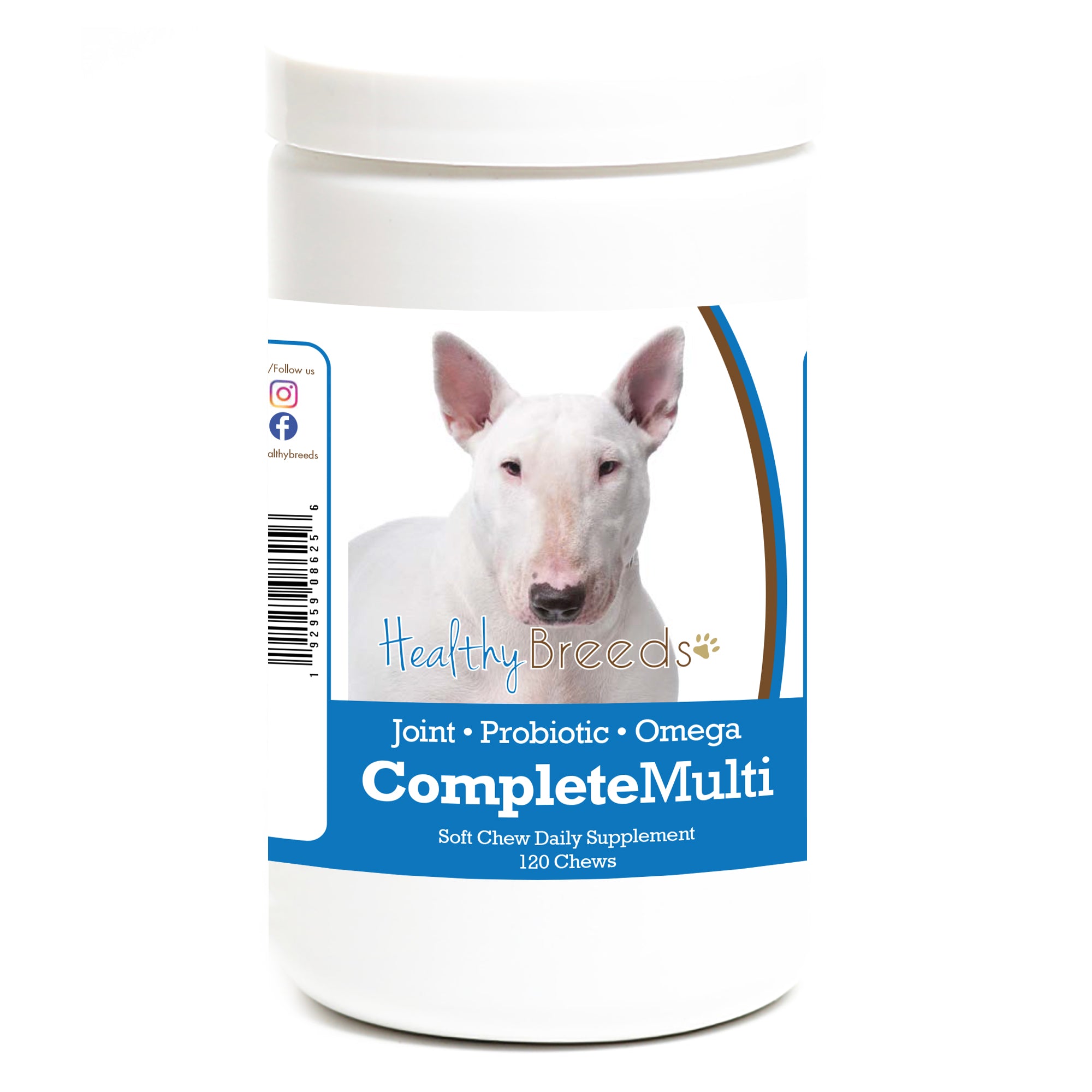 Bull Terrier All In One Multivitamin Soft Chew 120 Count