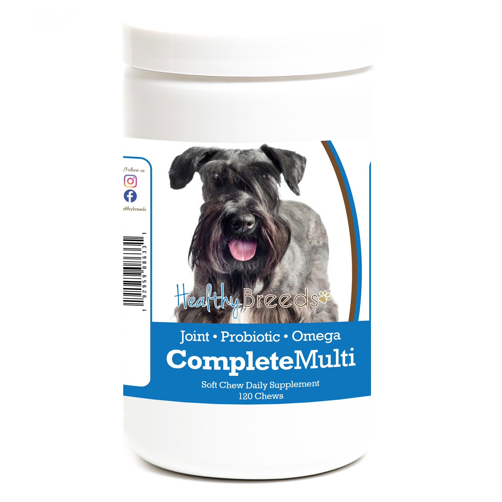 Cesky Terrier All In One Multivitamin Soft Chew 120 Count
