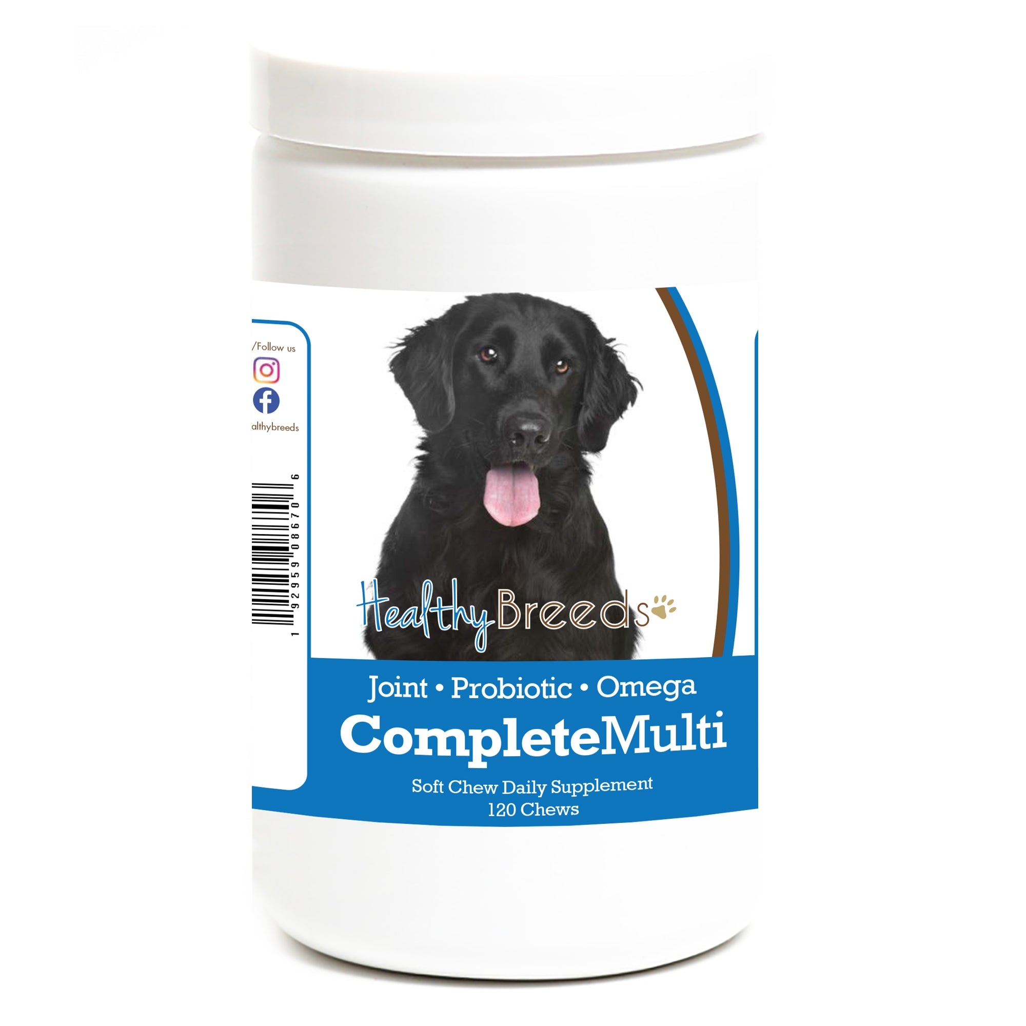 Flat Coated Retriever All In One Multivitamin Soft Chew 120 Count