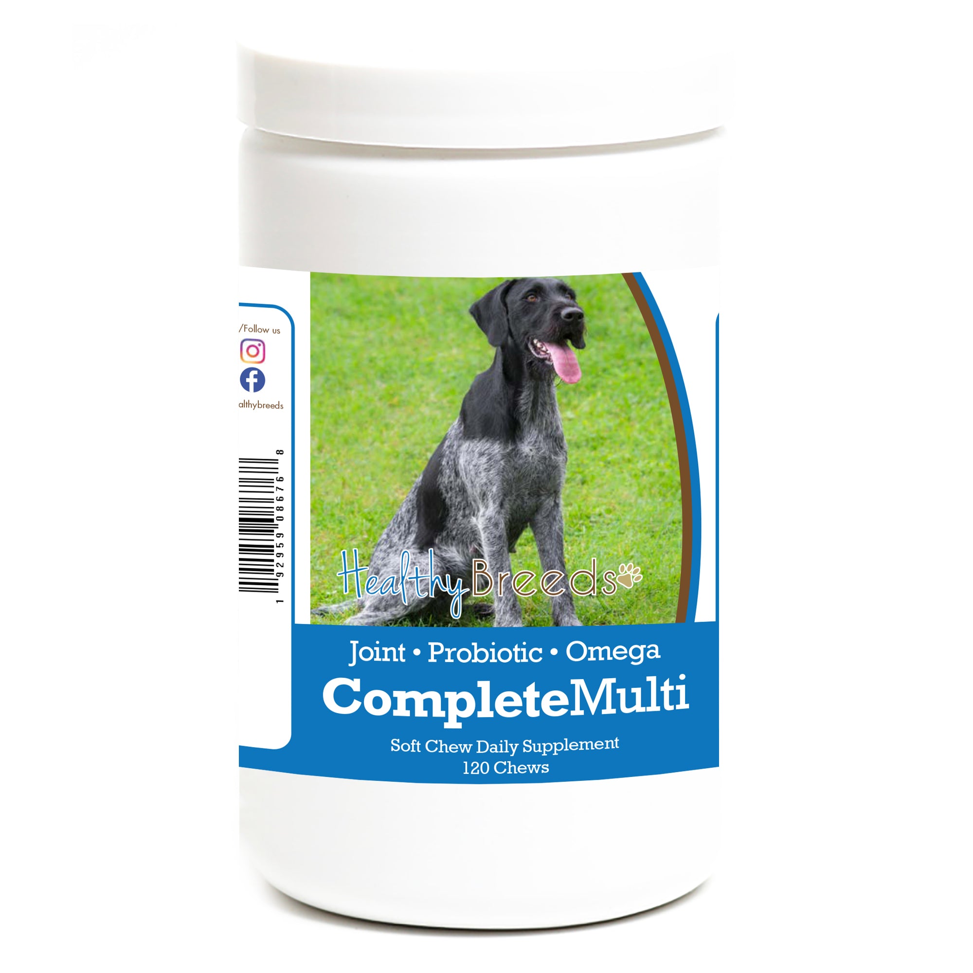 German Wirehaired Pointer All In One Multivitamin Soft Chew 120 Count
