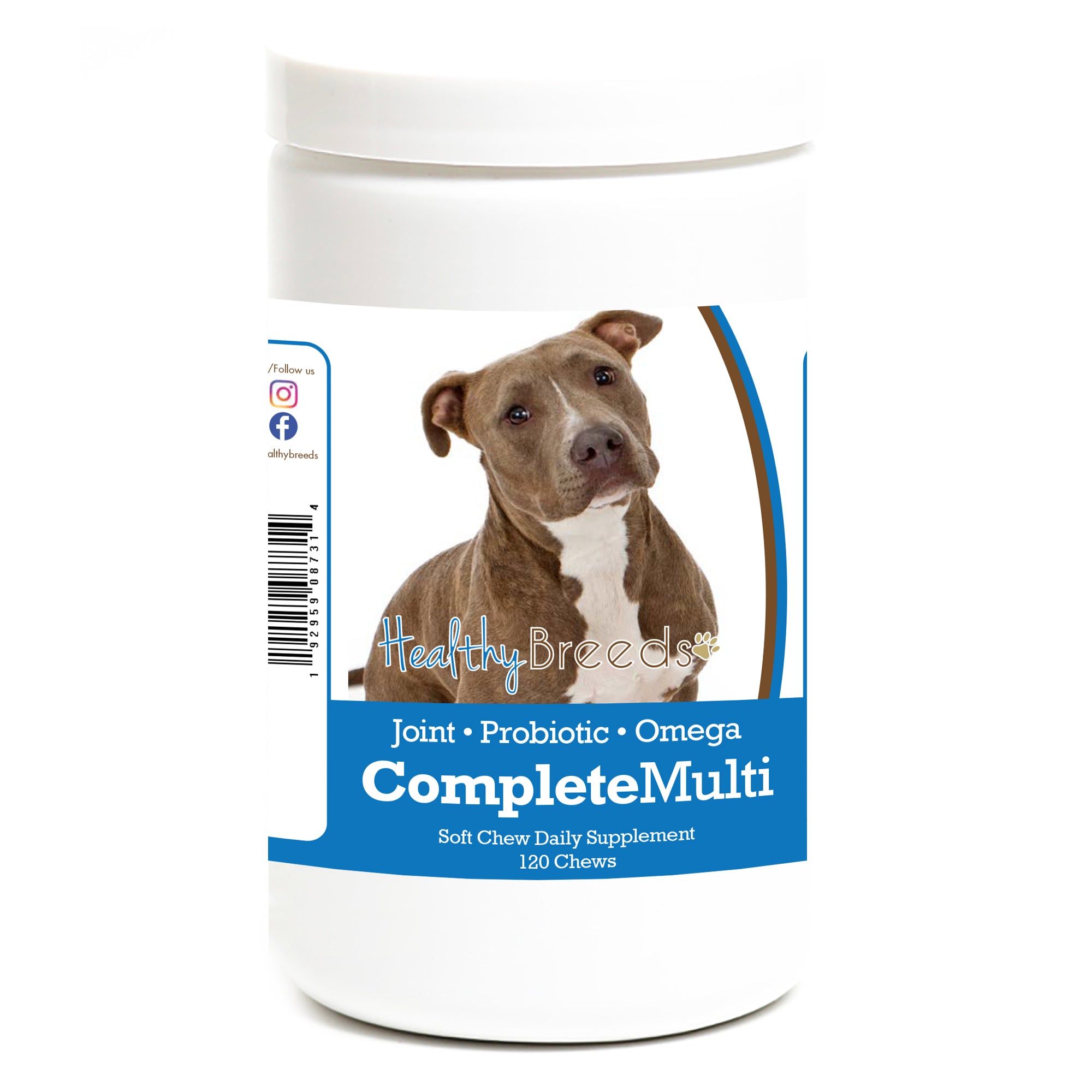 Pit Bull All In One Multivitamin Soft Chew 120 Count